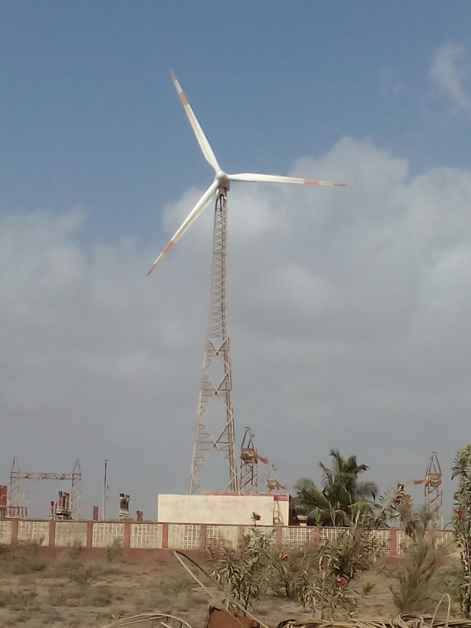 Micromax Canvas Spark sample photo. Windmills photography