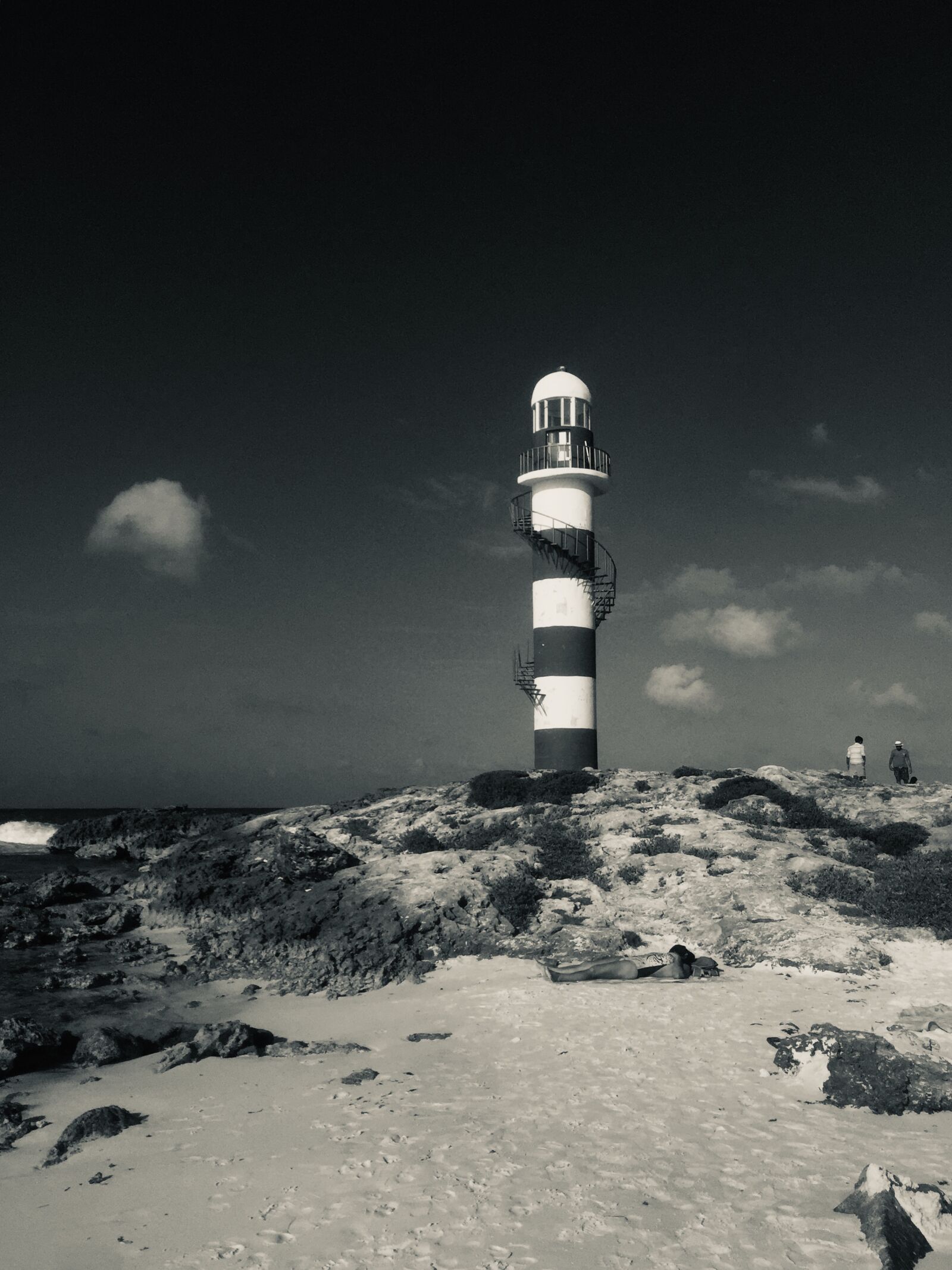 iPhone 6 Plus back camera 4.15mm f/2.2 sample photo. Lighthouse, sea, punta cancun photography