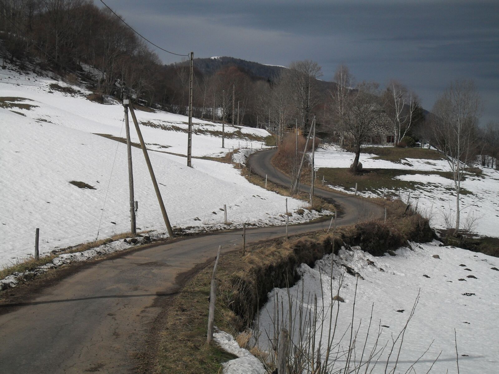 Samsung PL51 / VLUU PL51 /  SL203 sample photo. Road, snow, winter photography