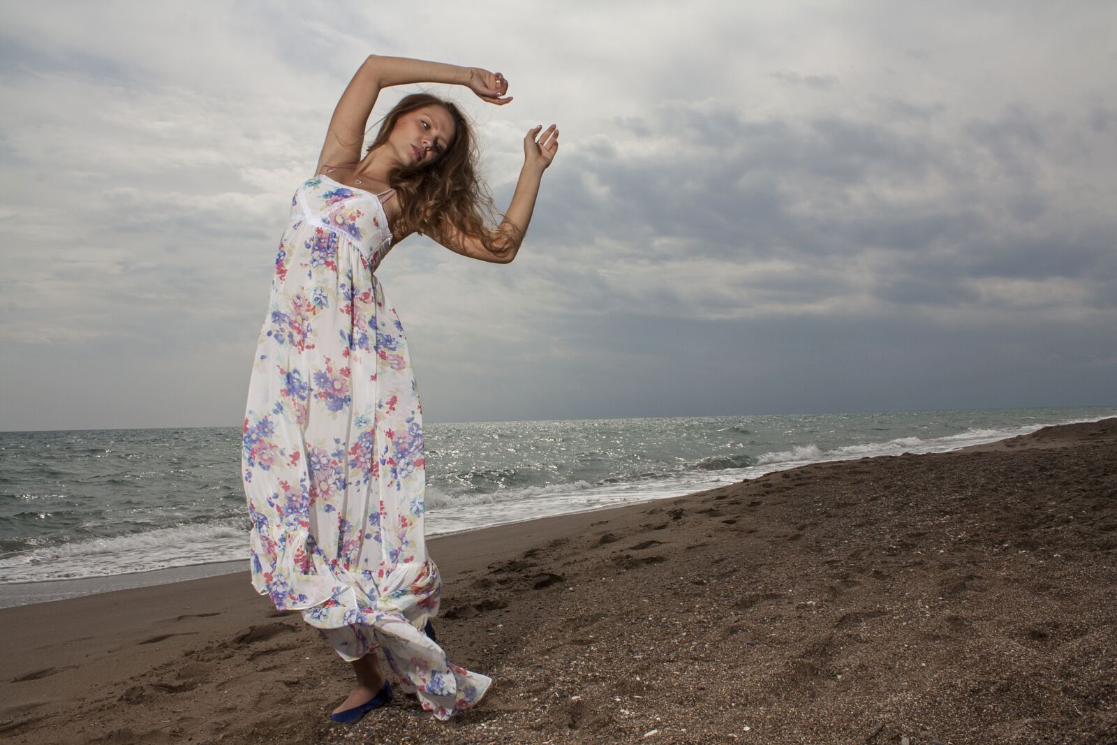 Canon EOS 450D (EOS Rebel XSi / EOS Kiss X2) sample photo. Model, beach, beautiful photography