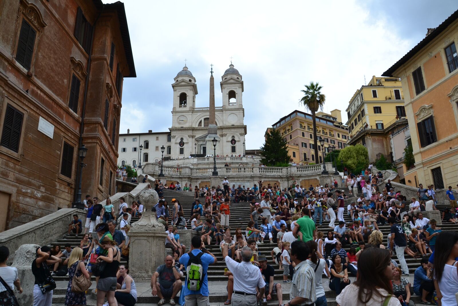 Nikon D3100 sample photo. Rome, the spanish steps photography