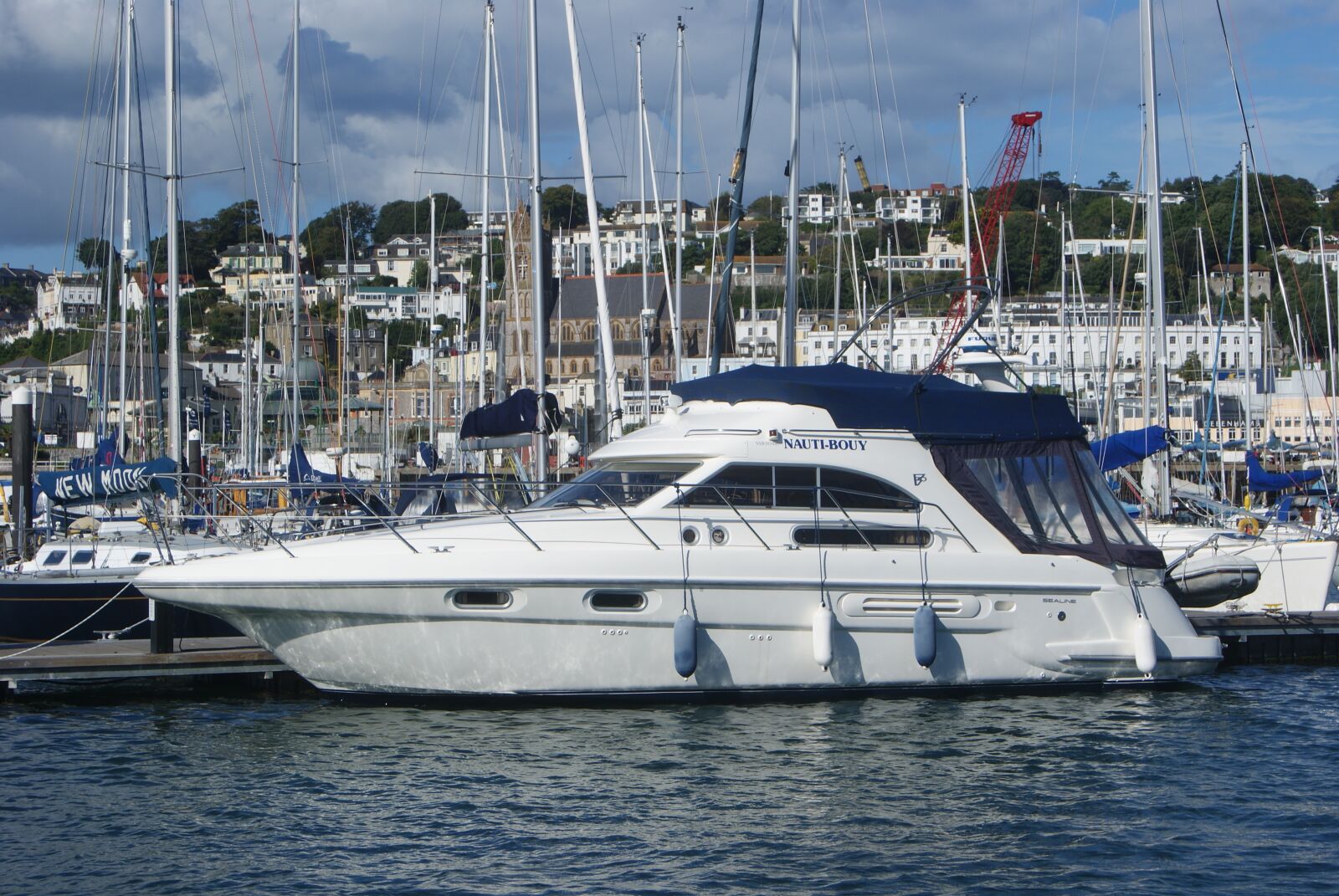 Sony Alpha DSLR-A230 sample photo. Harbour, sea, boat photography