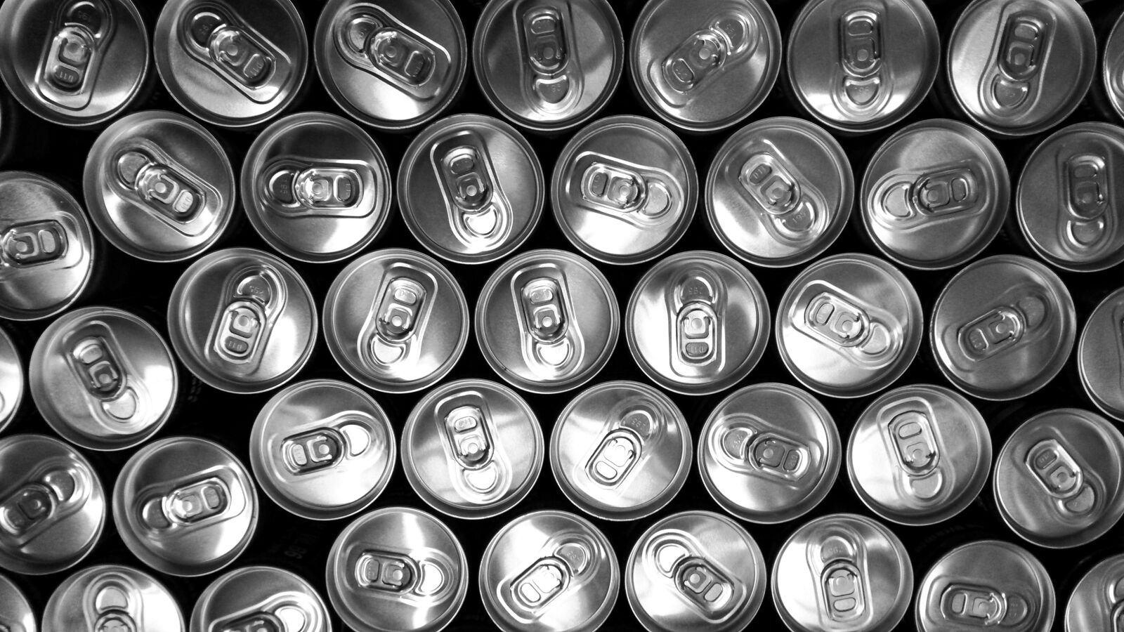 Samsung Galaxy S4 Mini sample photo. Cans, black, and, white photography