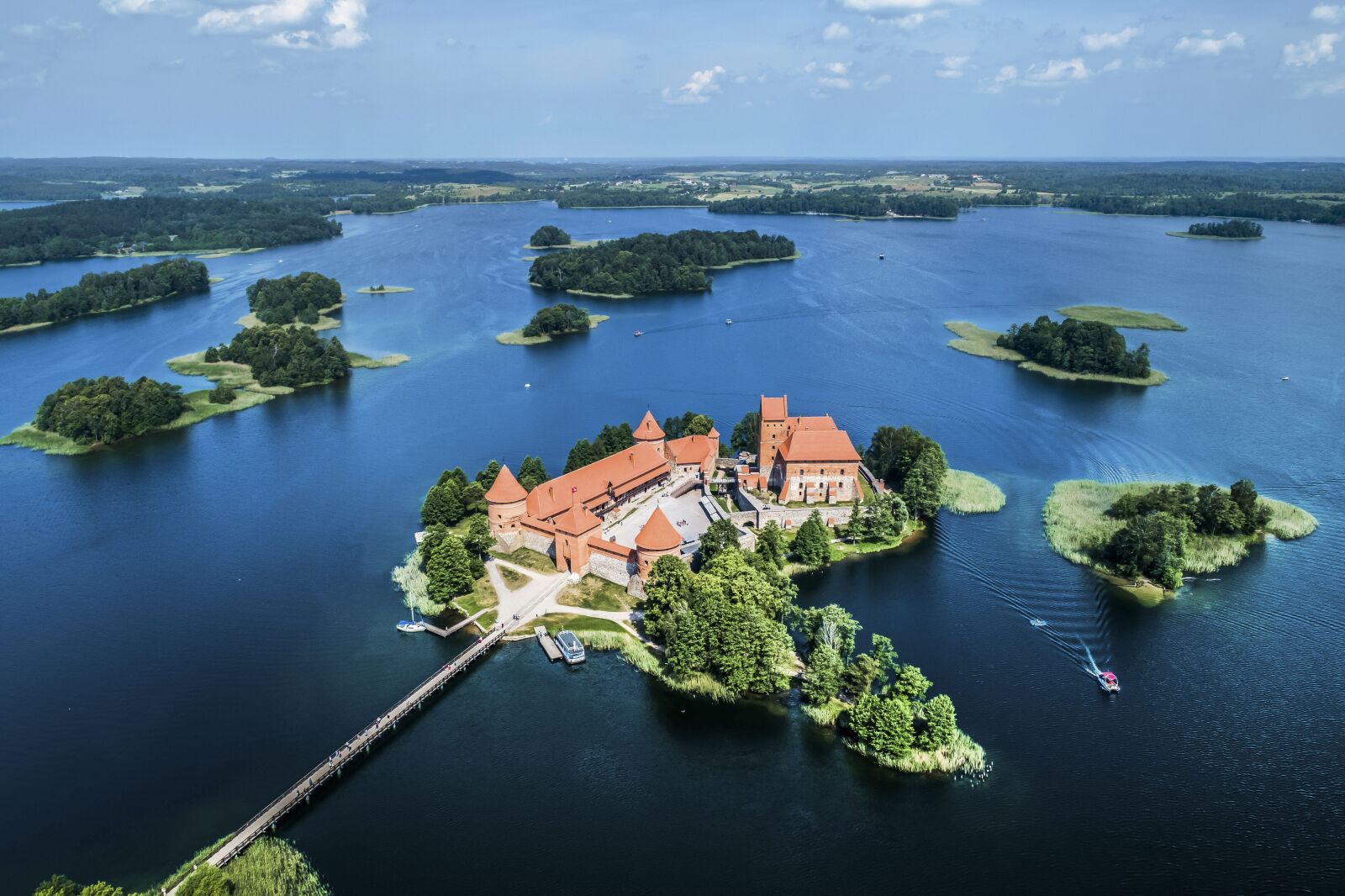DJI FC6310 sample photo. Castle, nature, lithuania photography