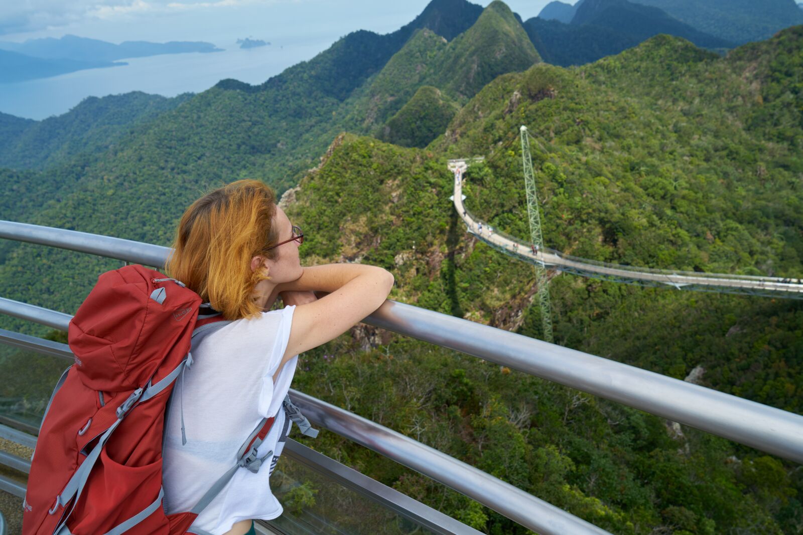 Sony a7R II sample photo. Tourist, woman, landscape photography