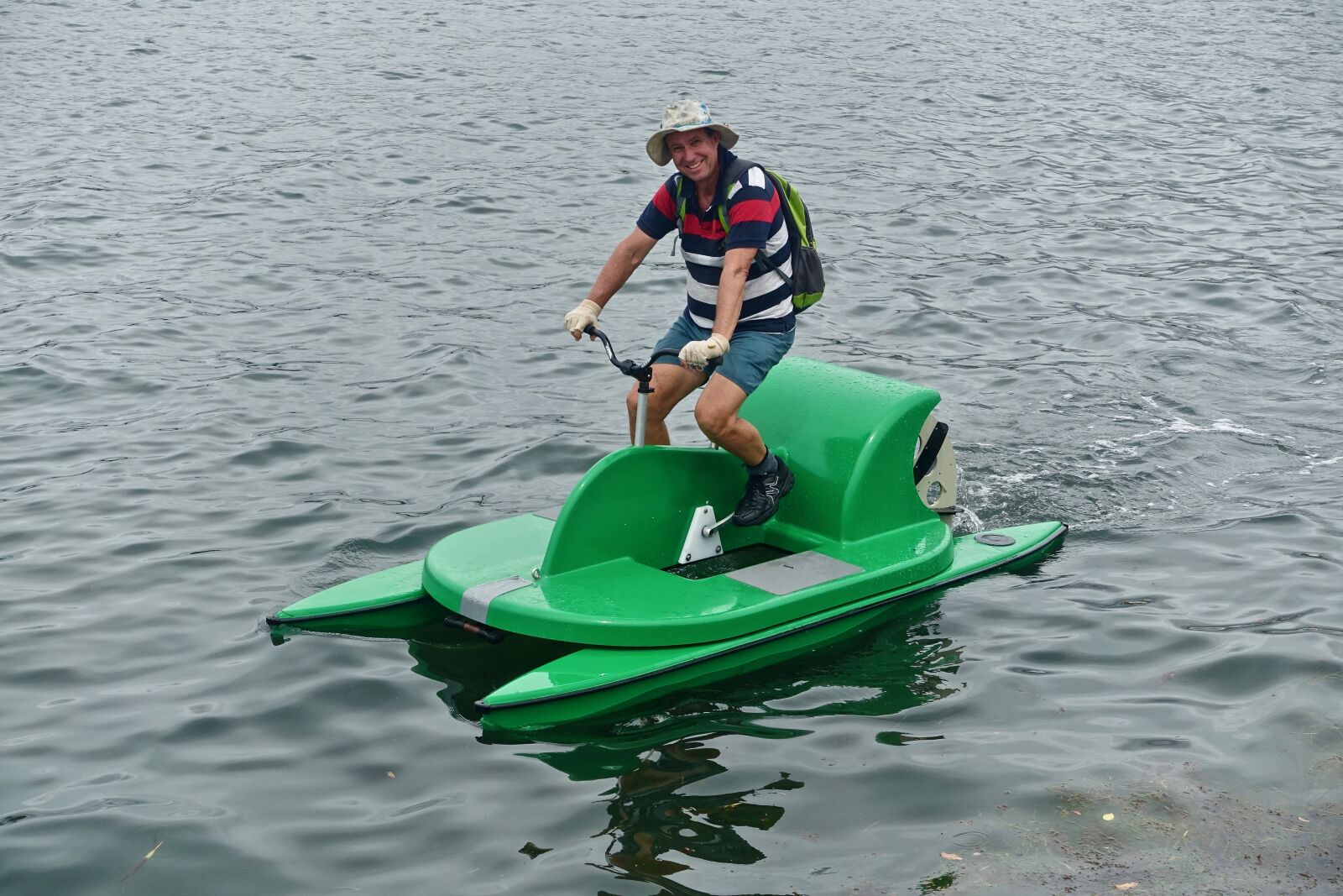 Sony Cyber-shot DSC-RX100 III sample photo. Watercraft, bike, peddle photography