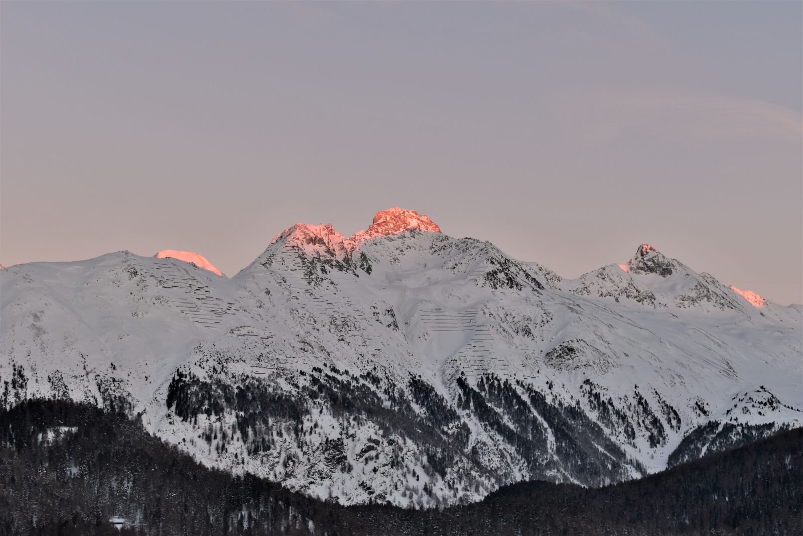 Nikon D5500 sample photo. Winter, mountains, ski area photography