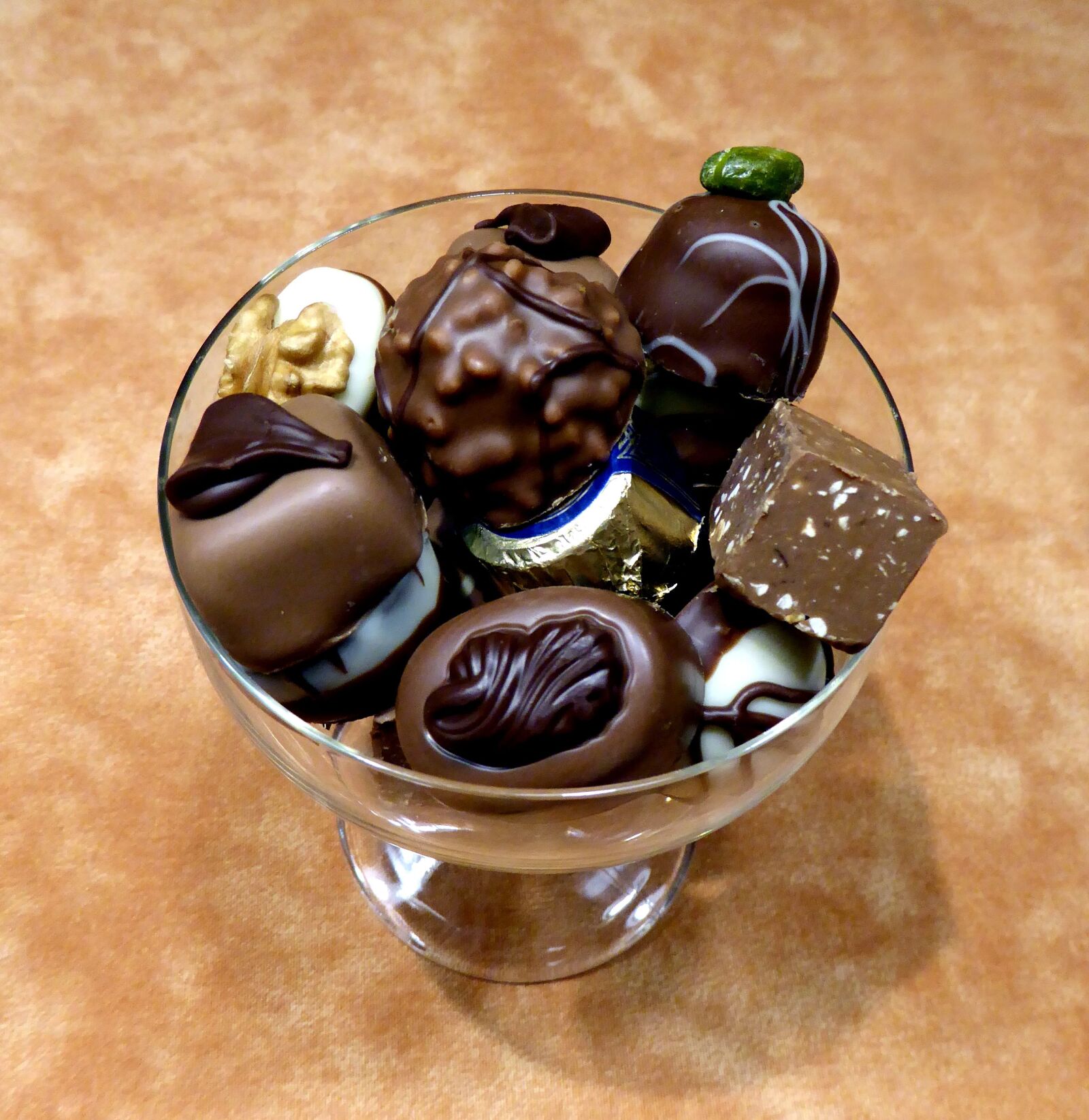 Panasonic DMC-TZ61 sample photo. Walnut pralines, chocolate, sweet photography