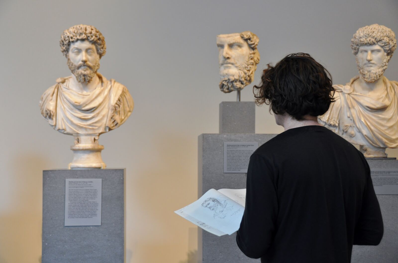 Nikon D5000 sample photo. Sculpture, man, artist photography