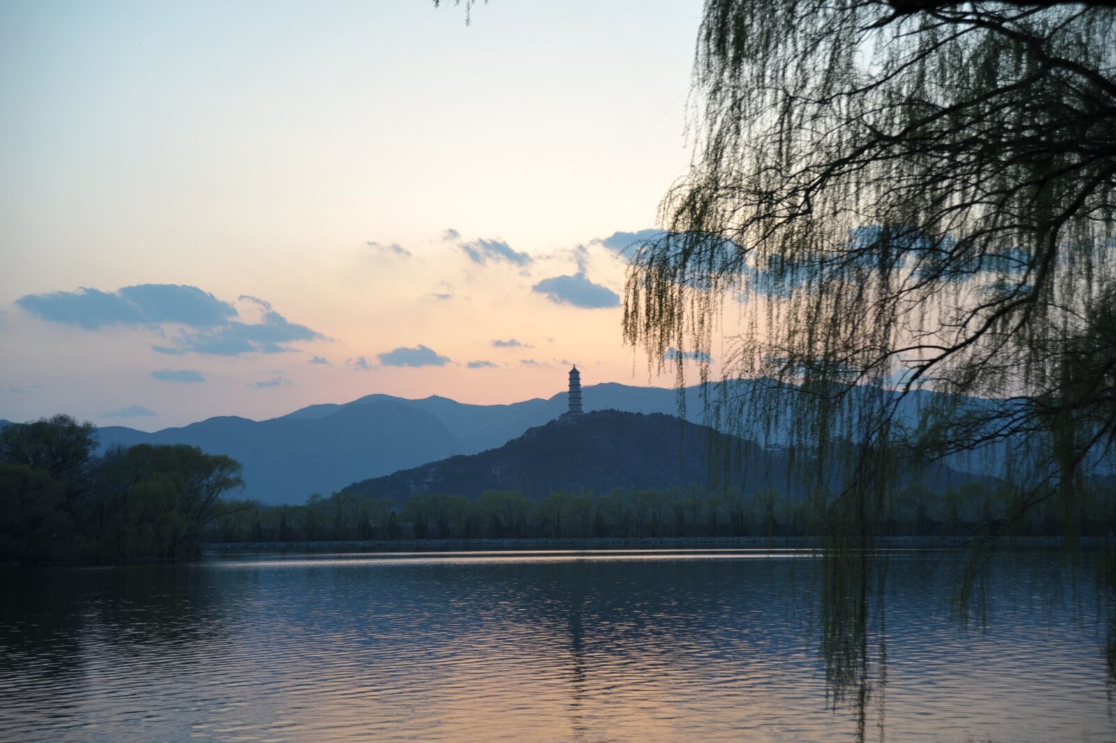 Nikon D3 sample photo. Yuquan mountain, sunset, overlooking photography
