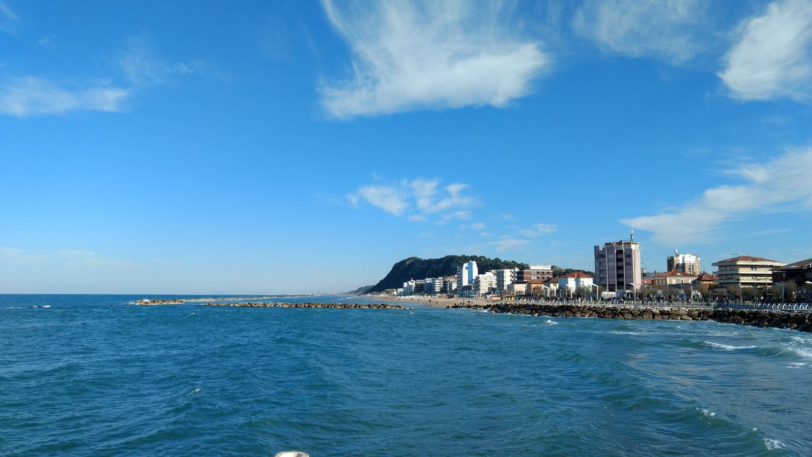 Motorola Moto G (4) sample photo. Blue, italy, mare, onde photography