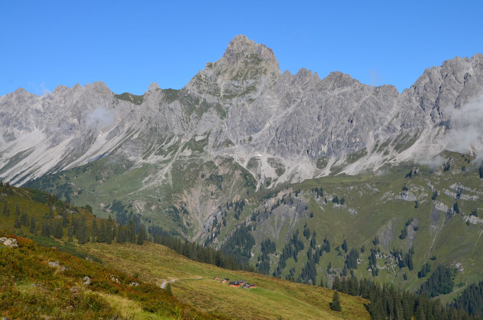 Nikon D5100 sample photo. Zimba, mountains, mountain peak photography