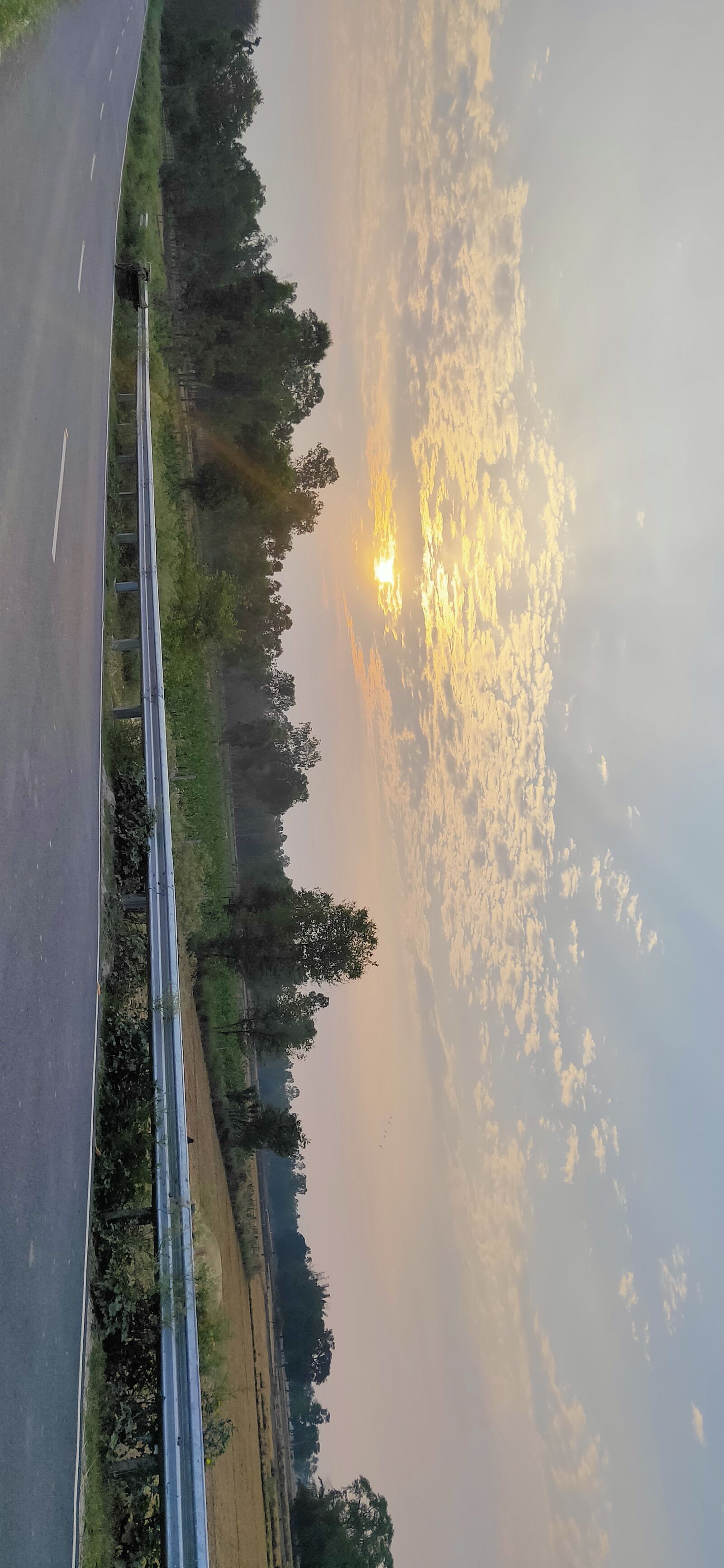 Realme 3 PRO sample photo. Nature image, sun rising photography