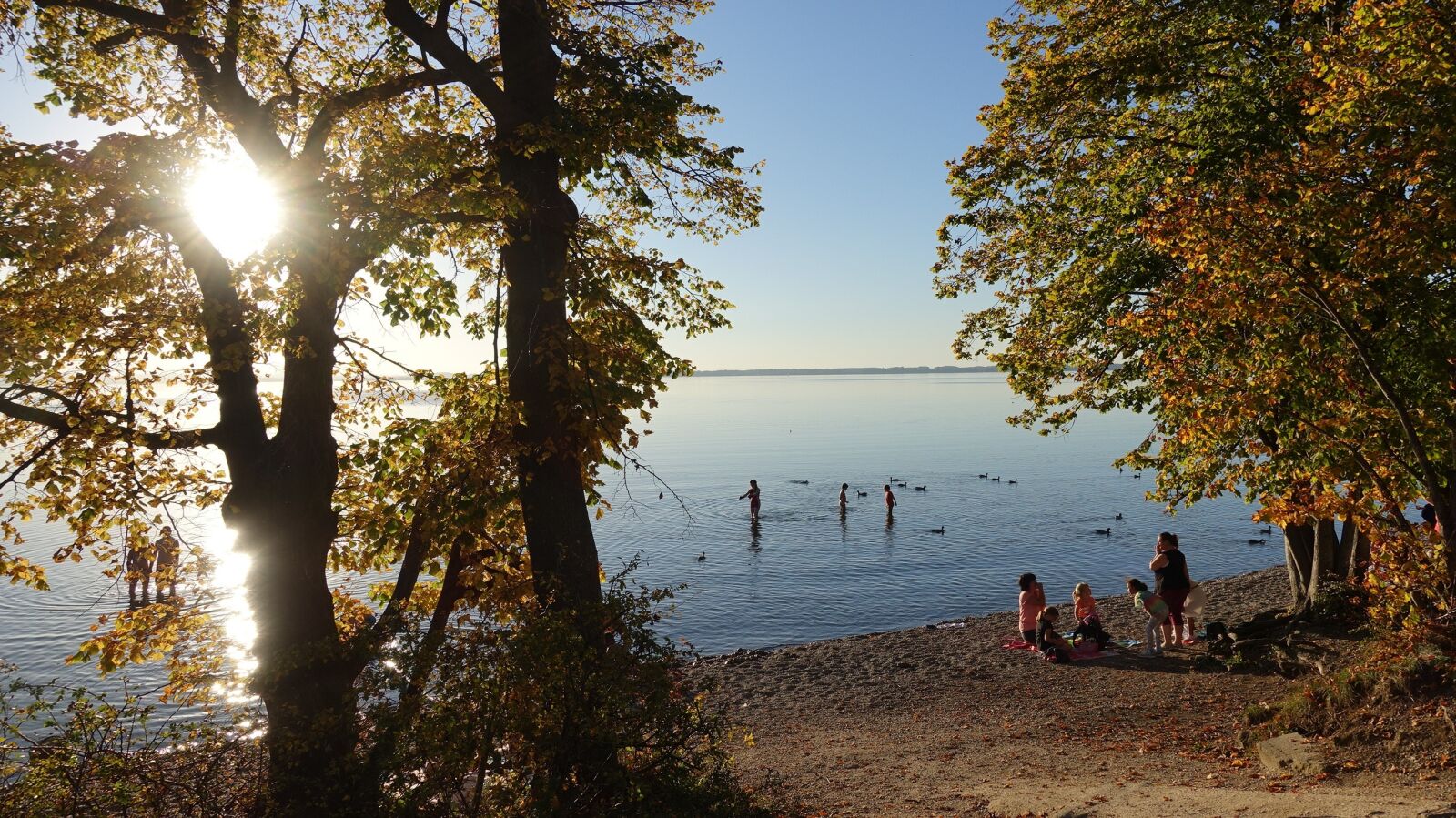 Sony Cyber-shot DSC-RX100 IV sample photo. Autumn mood, lake, chiemsee photography