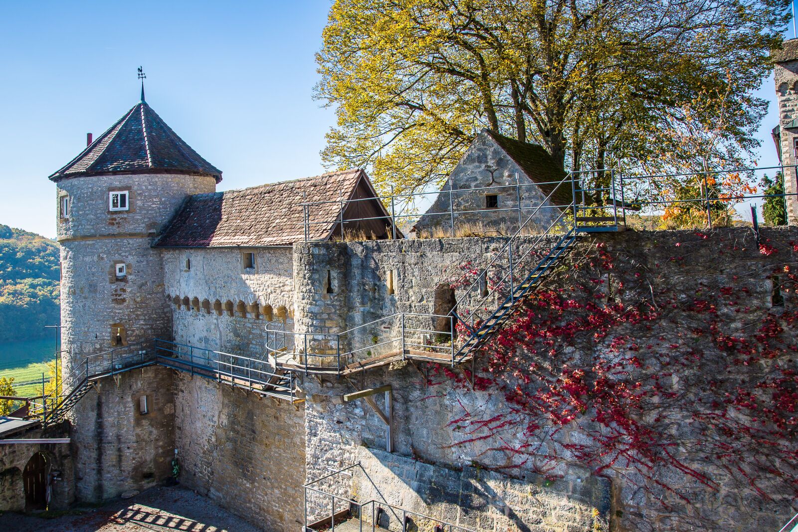 Canon EF 24-105mm F4L IS USM sample photo. Castle stetten, k nzelsau photography