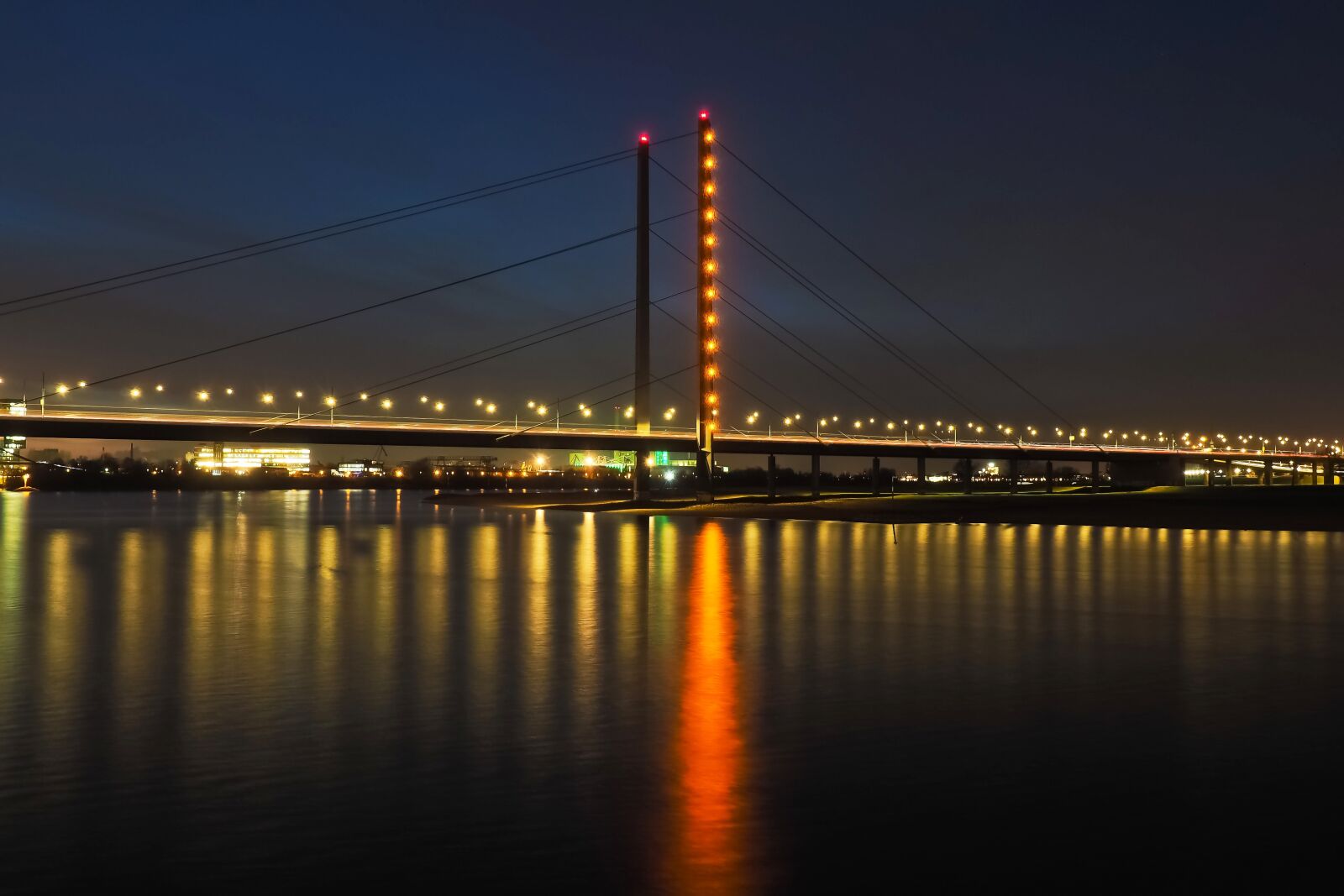 Olympus OM-D E-M10 sample photo. Bridge, dusk, city photography