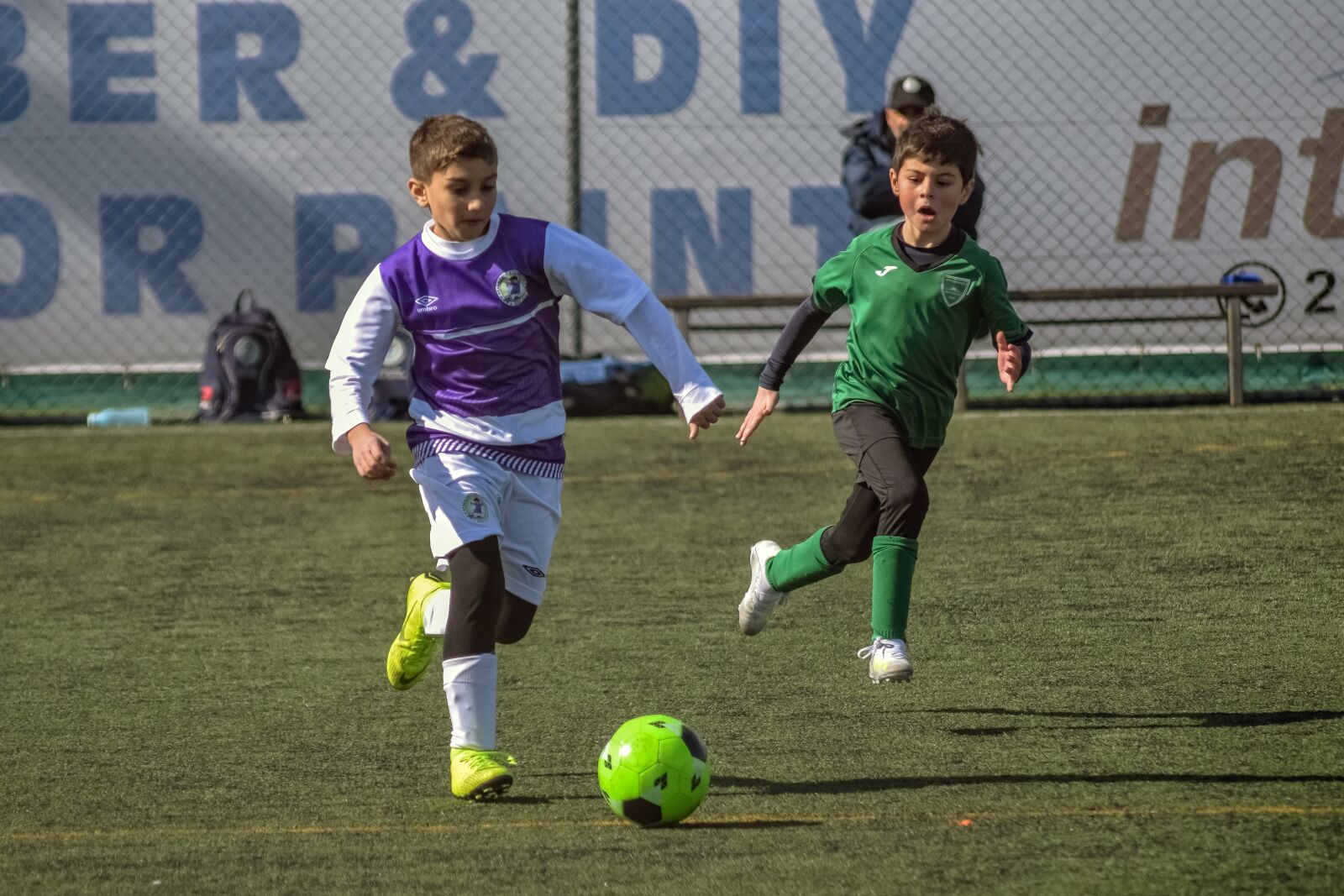 Nikon D3300 sample photo. Footballer, boy, football photography