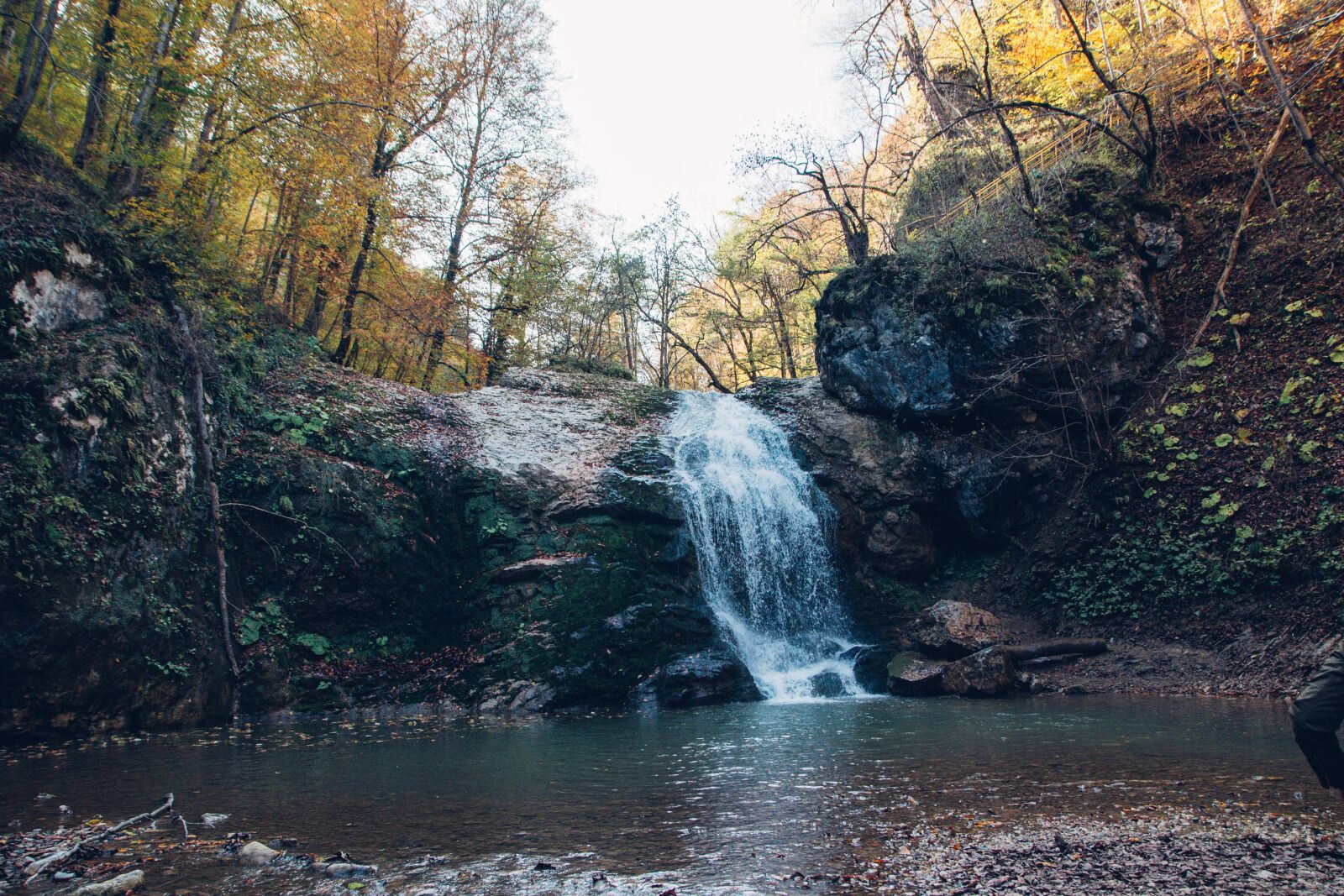 Nikon D800 sample photo. Waterfall, river, mountains photography