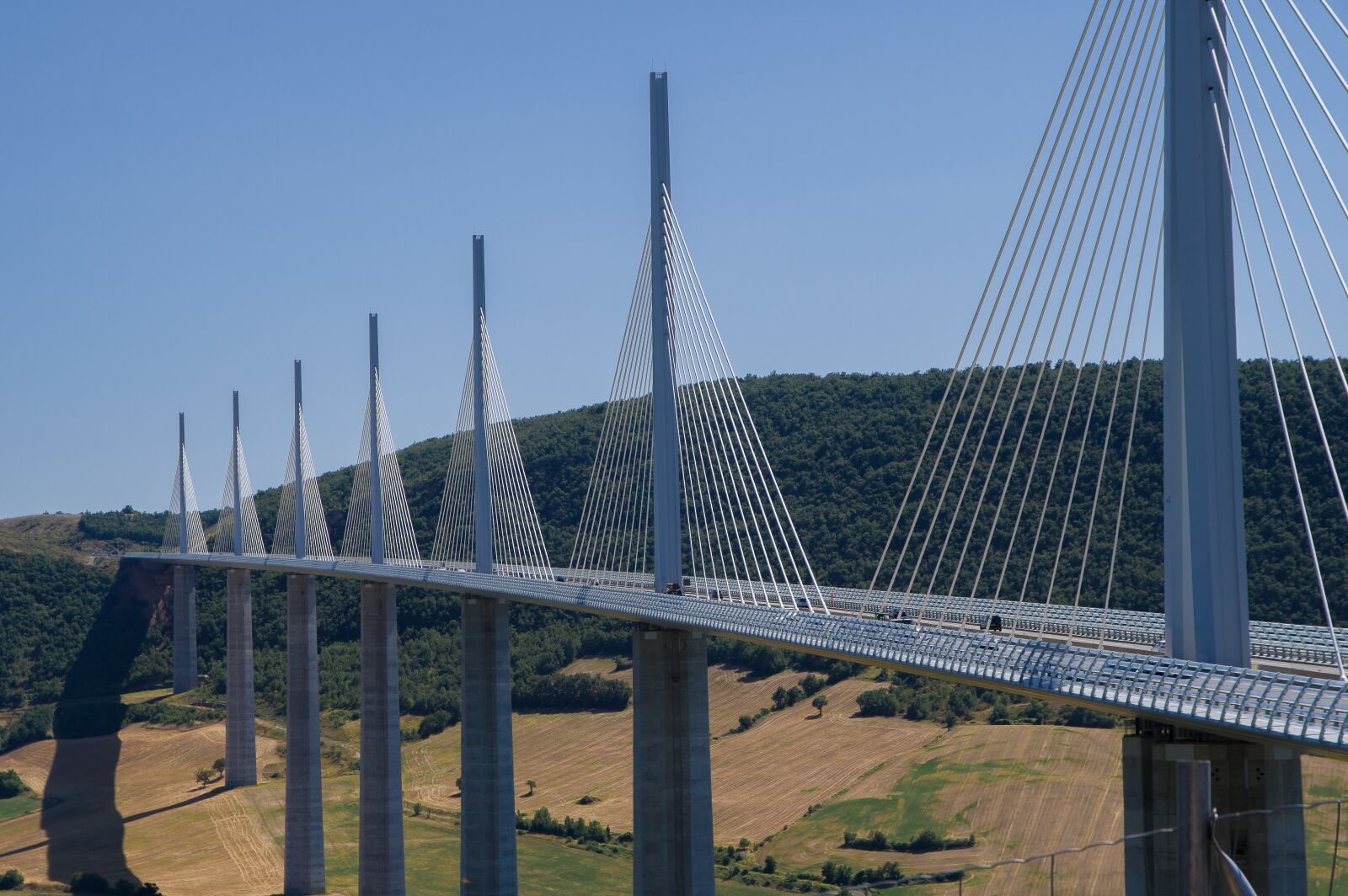 Pentax KP sample photo. Bridge, millau, viaduct photography