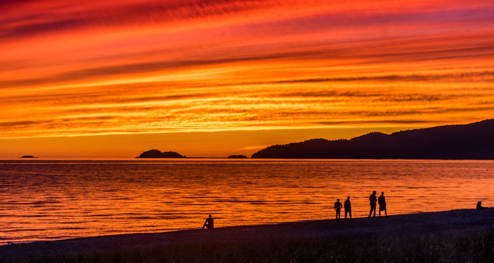 Nikon D5300 sample photo. Sunset, red sky, sky photography