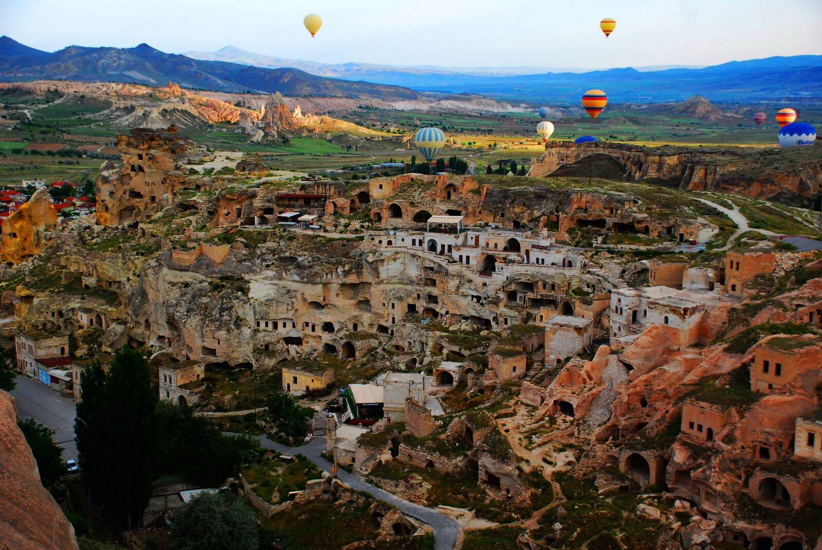 Nikon D80 sample photo. Cityscape, baloon, cappadocia photography