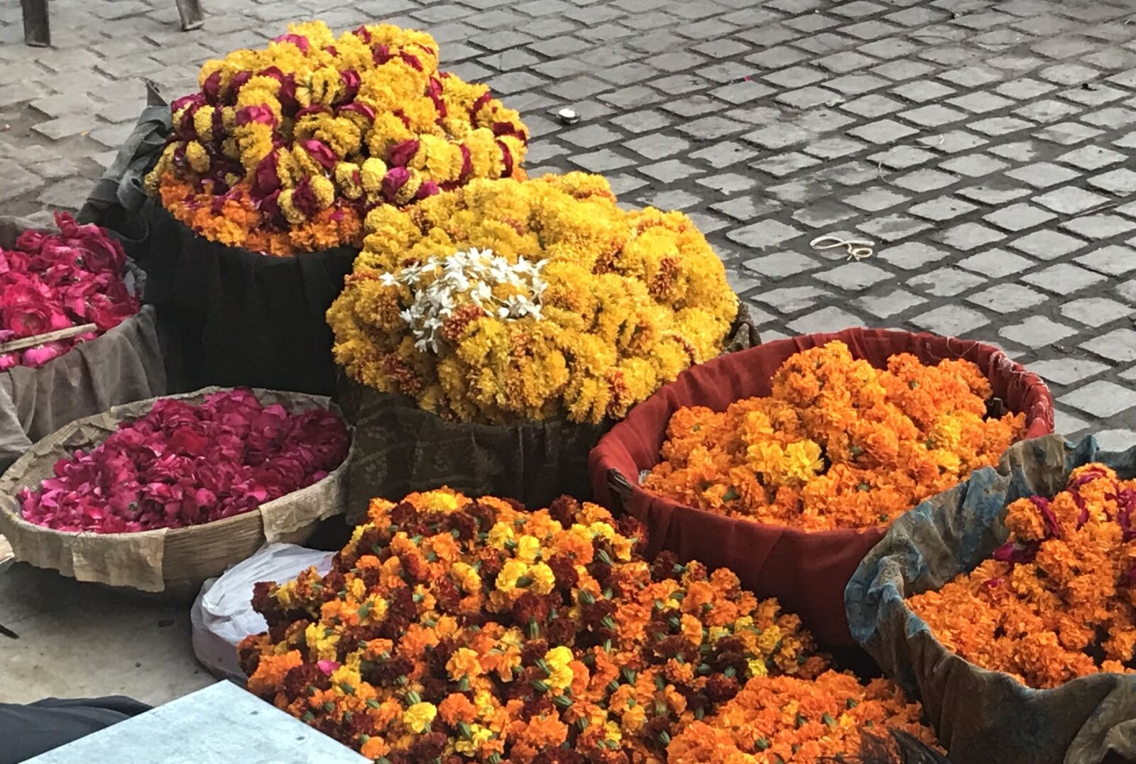 iPhone 7 back camera 3.99mm f/1.8 sample photo. Flowers, market, bright photography