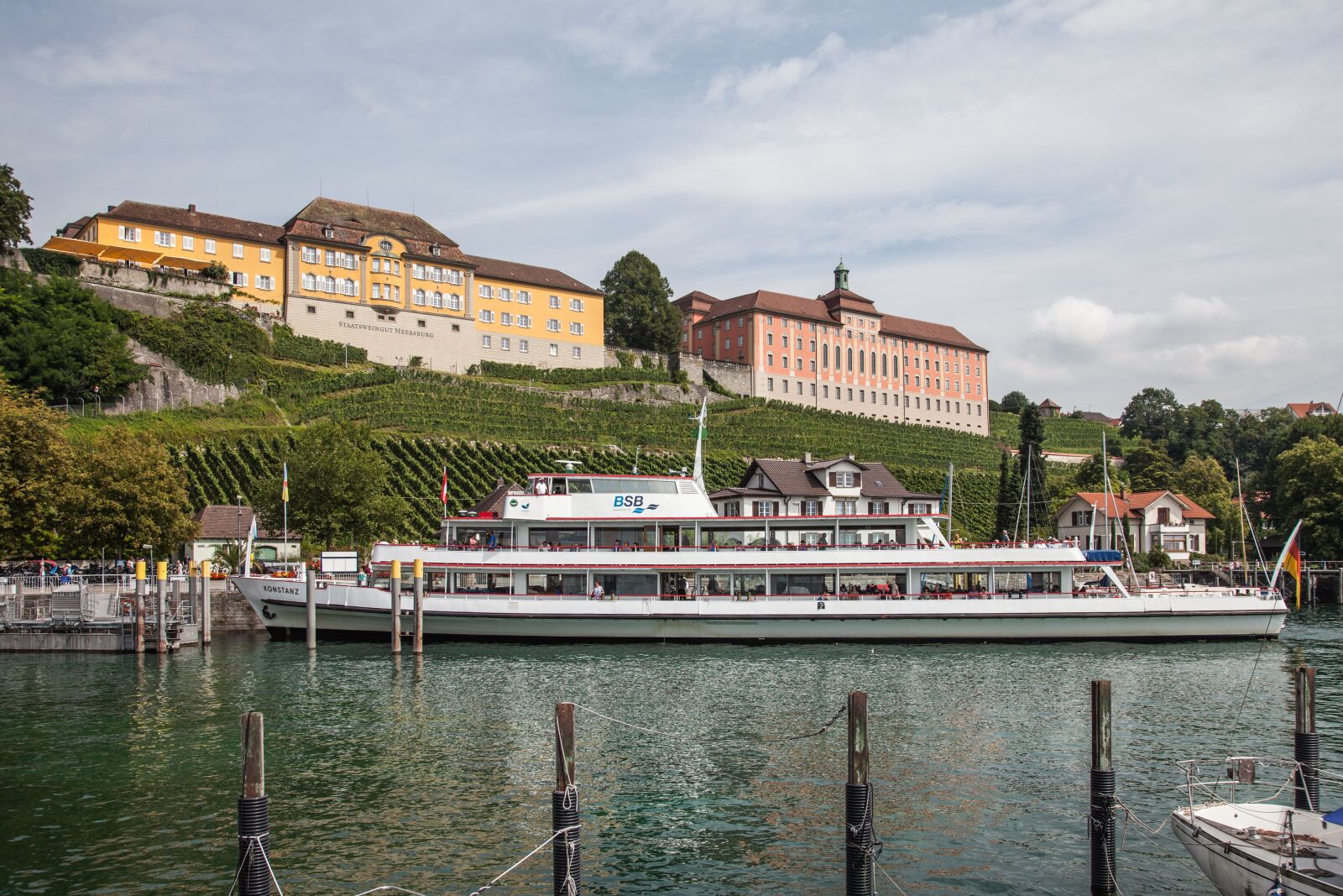 Canon EOS 5D Mark II sample photo. State winery, meersburg, architecture photography