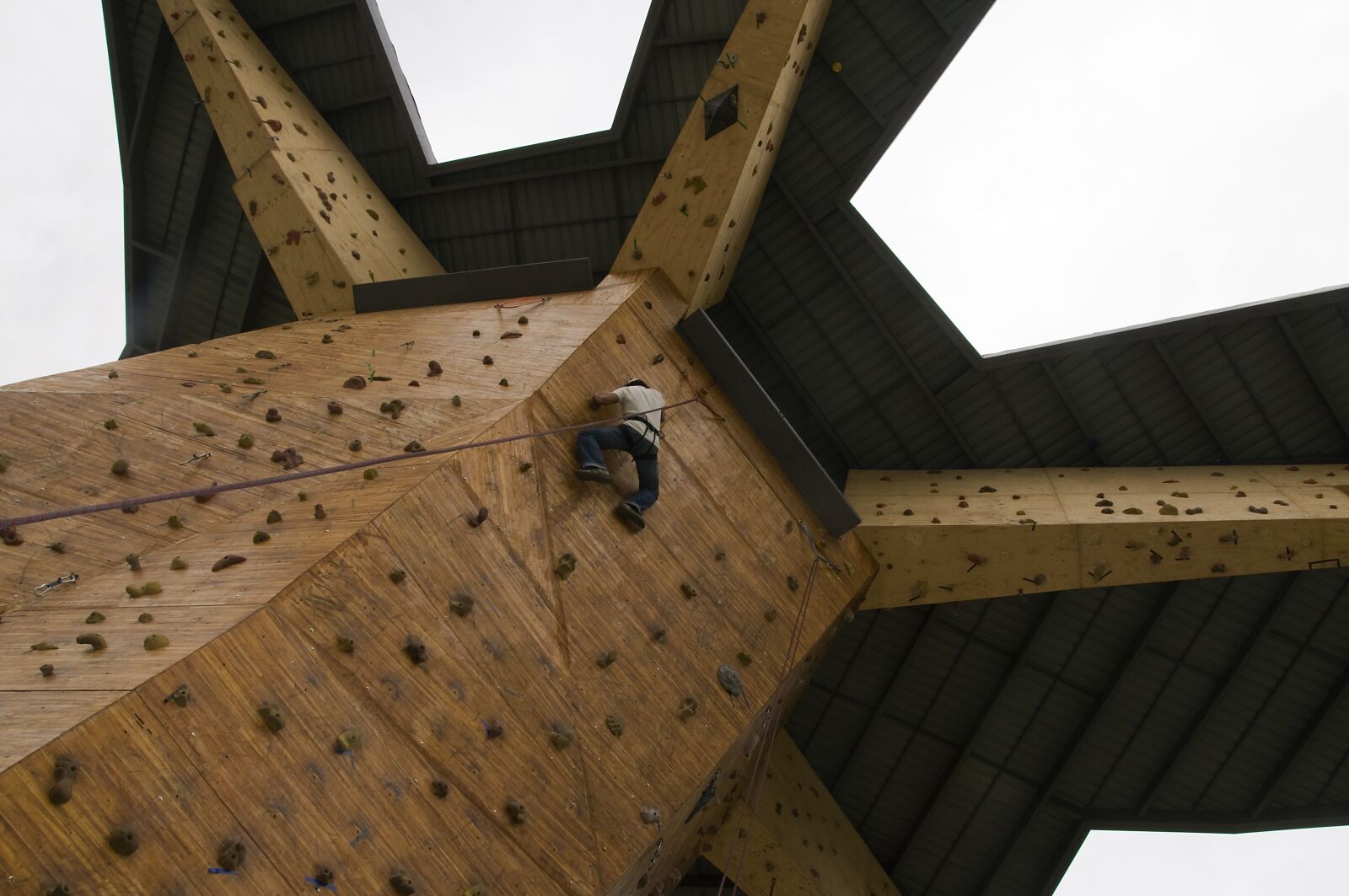 Nikon D90 sample photo. Climbing wall, rock climbing photography