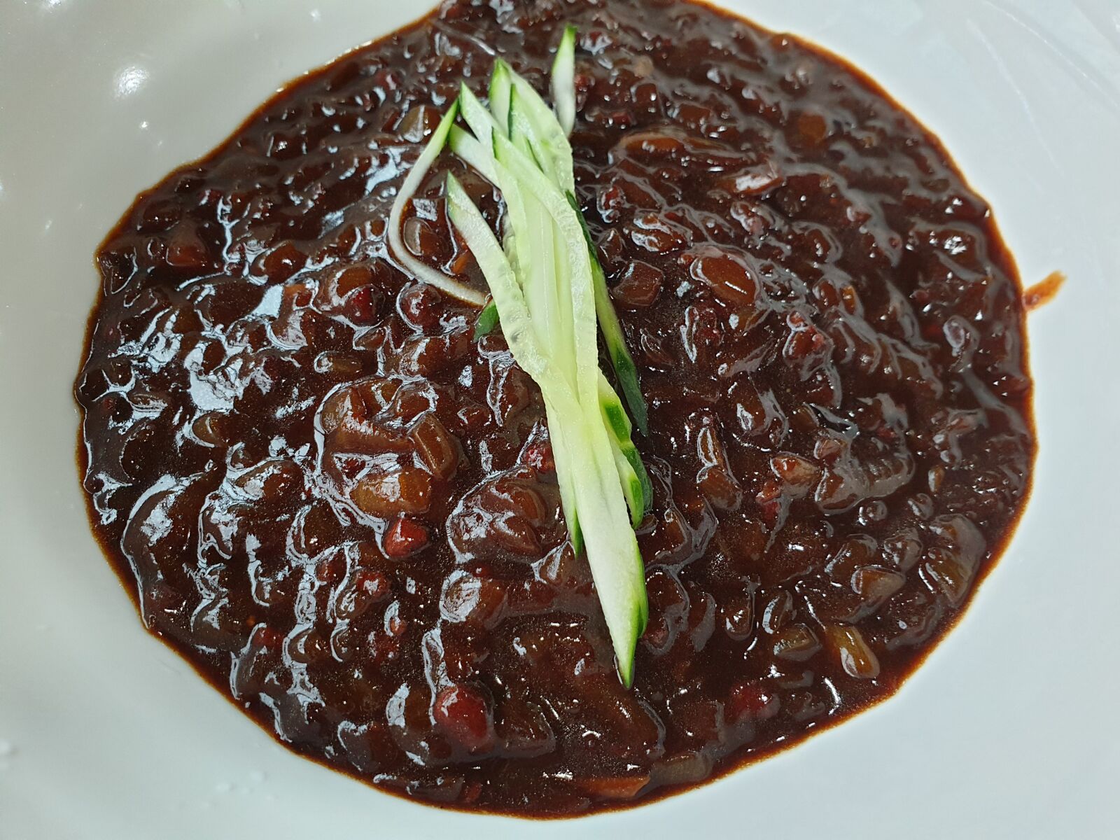 Samsung Galaxy S9+ sample photo. Korean food, jajangmyeon, delicious photography