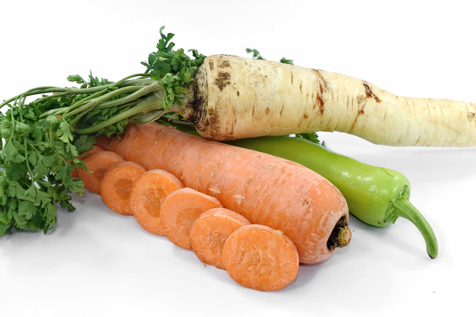 Nikon D5500 sample photo. Antioxidant, carrot, chili, parsley photography