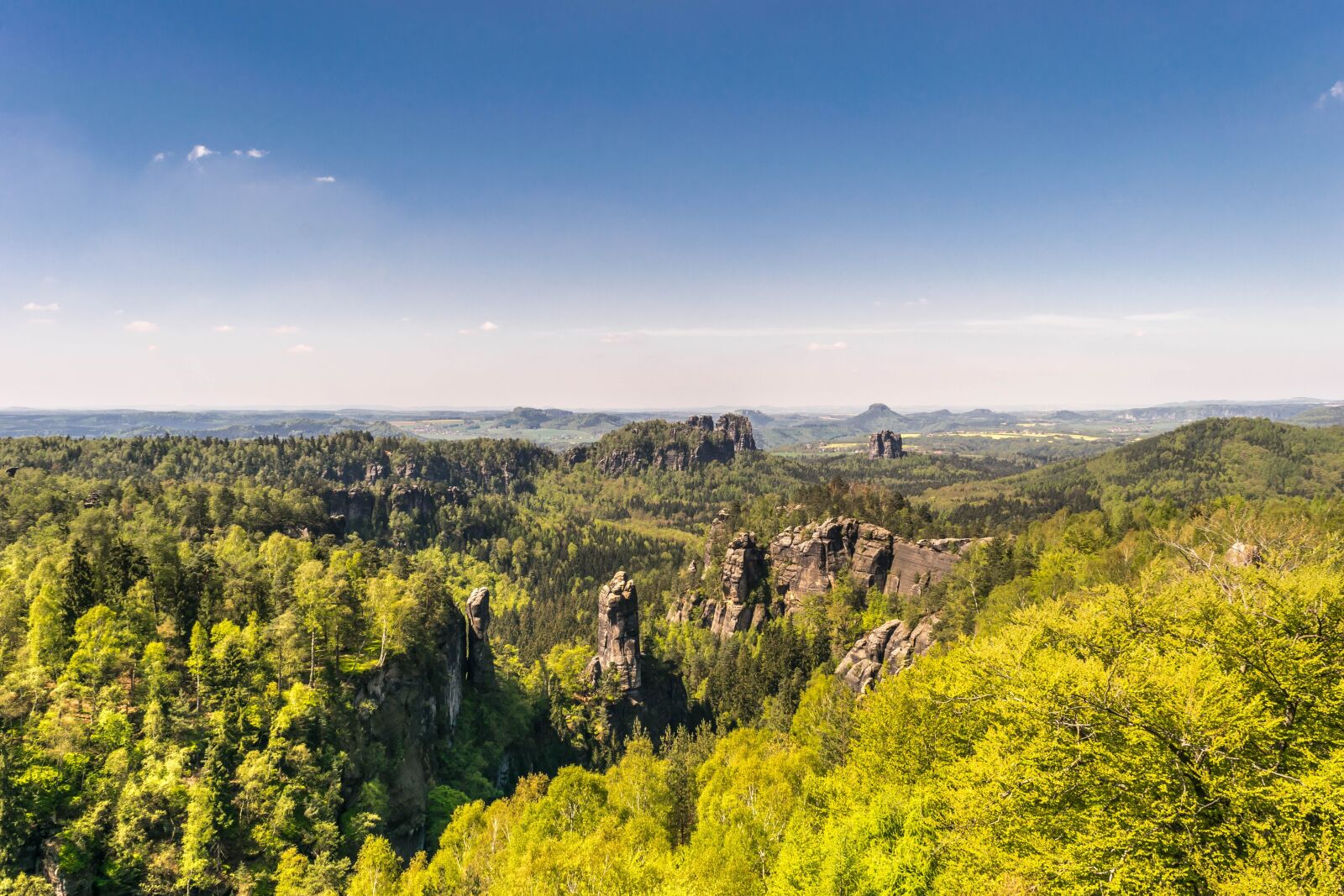 Nikon D3300 sample photo. Saxon switzerland, distant view photography