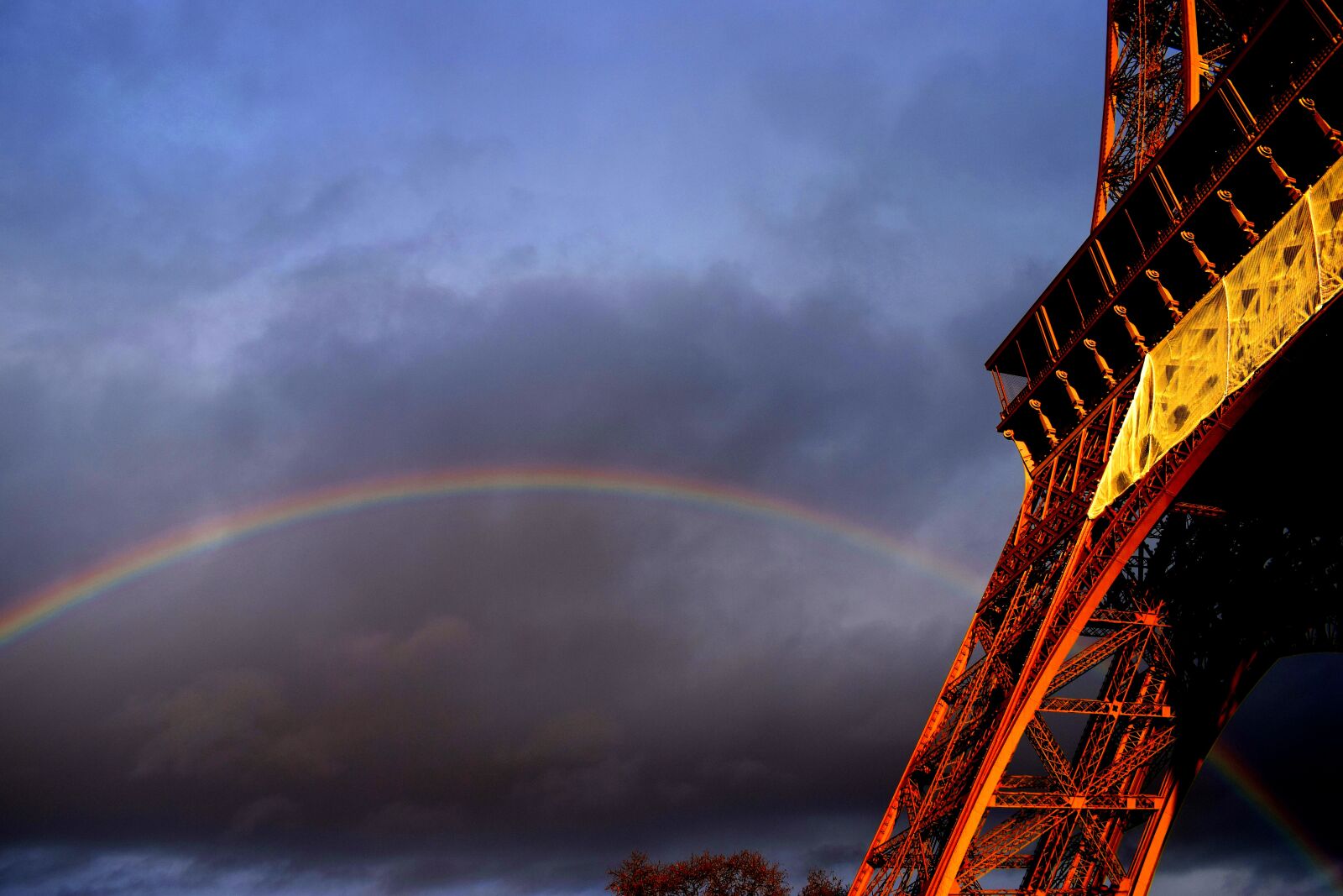 Nikon D5300 sample photo. Eiffel, rainbow, paris photography