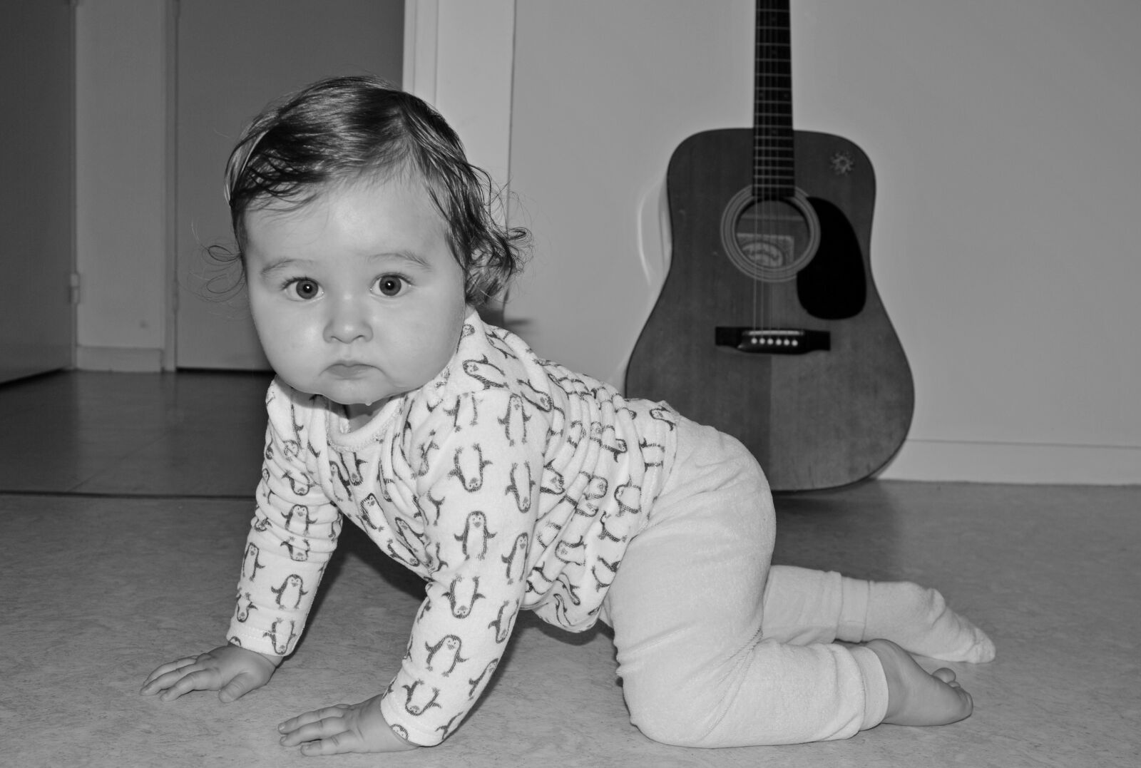 Nikon D3200 sample photo. Child, baby, black and photography
