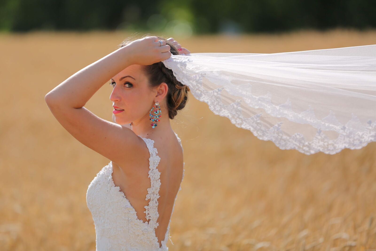 Canon EOS 5D Mark III sample photo. Gorgeous, pretty girl, bride photography