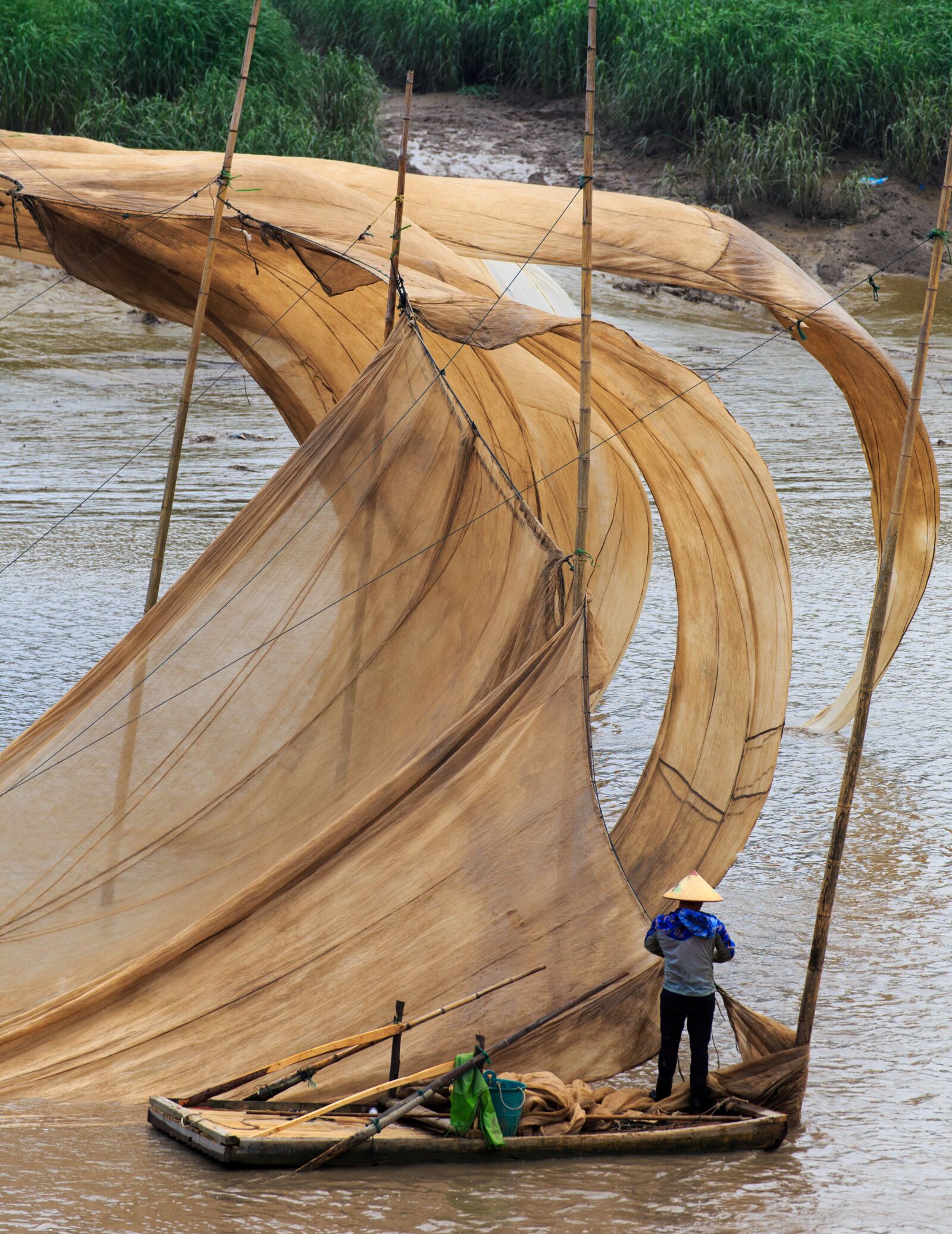 Canon EOS 6D sample photo. Xiapu, floating network, landscape photography