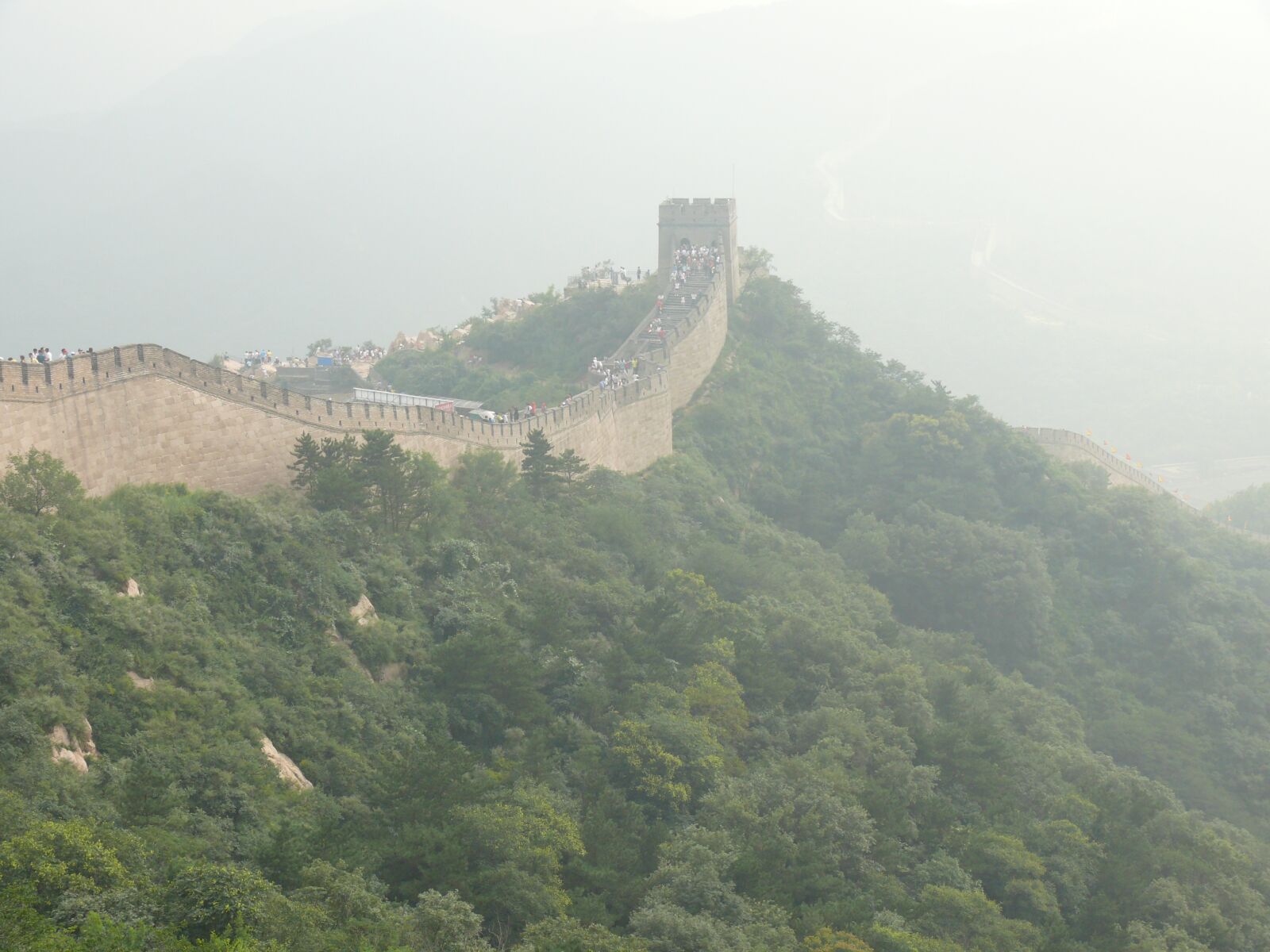 Panasonic DMC-FZ50 sample photo. Great, wall, china photography