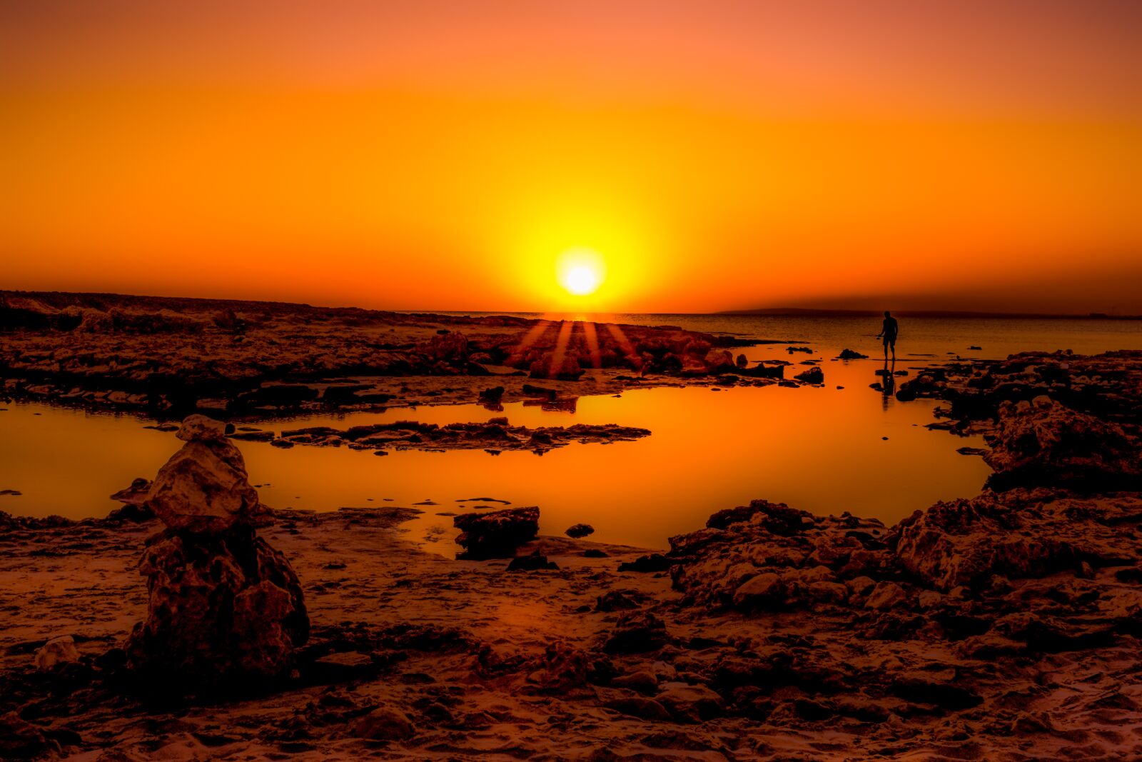 Nikon D3300 sample photo. Sunset, rocky coast, sea photography