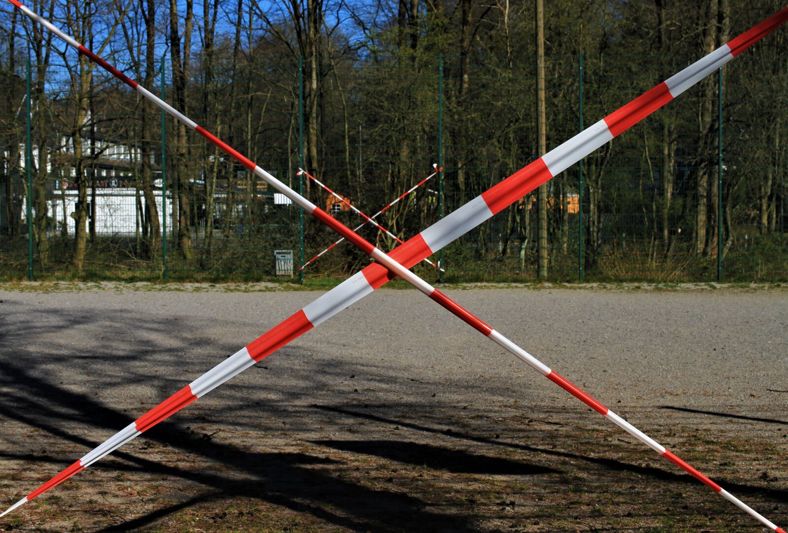 Canon EOS 7D sample photo. Barrier, fluttering ribbon, red photography