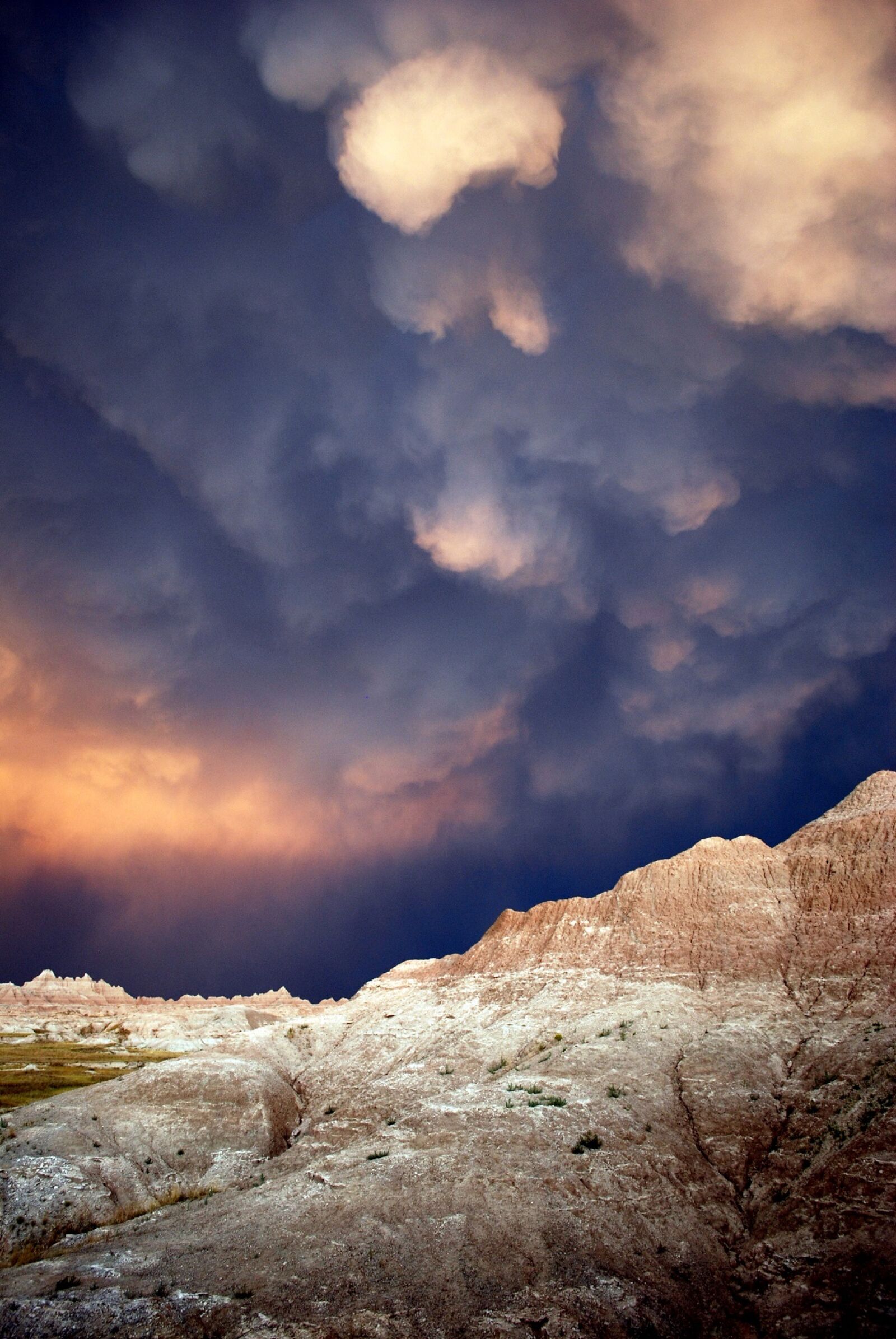 Nikon D60 sample photo. Storm clouds, hills, cloudburst photography