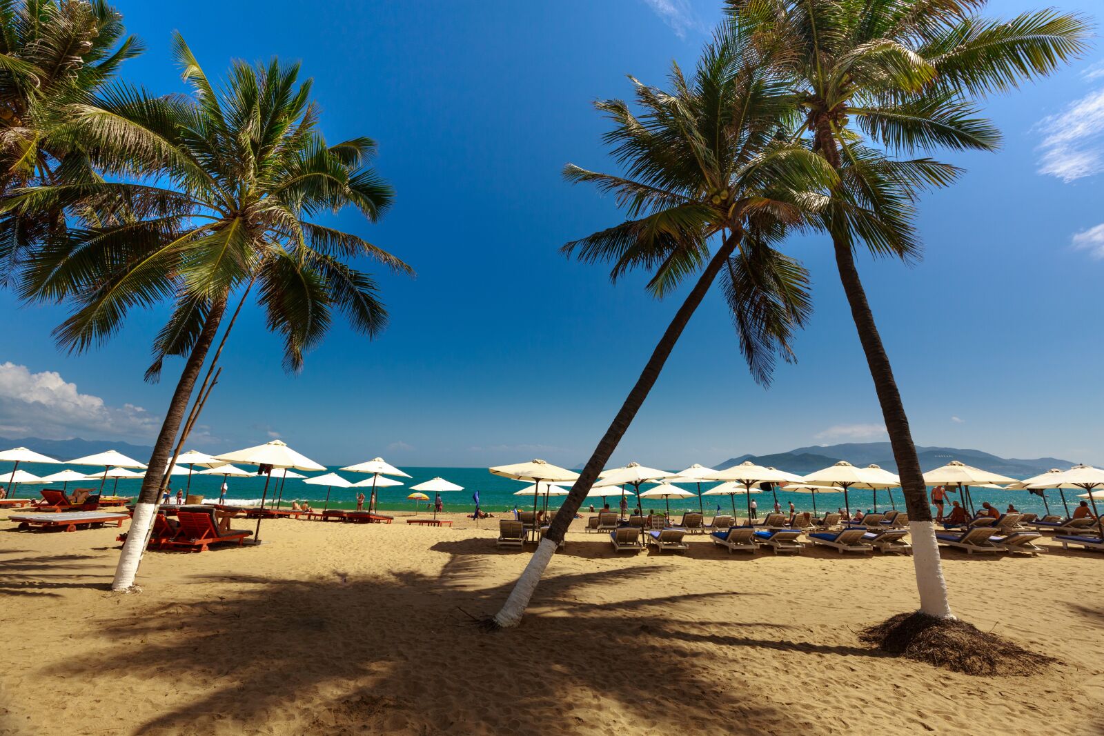 Canon EF 16-35mm F4L IS USM sample photo. Nha trang, vietnam, beach photography