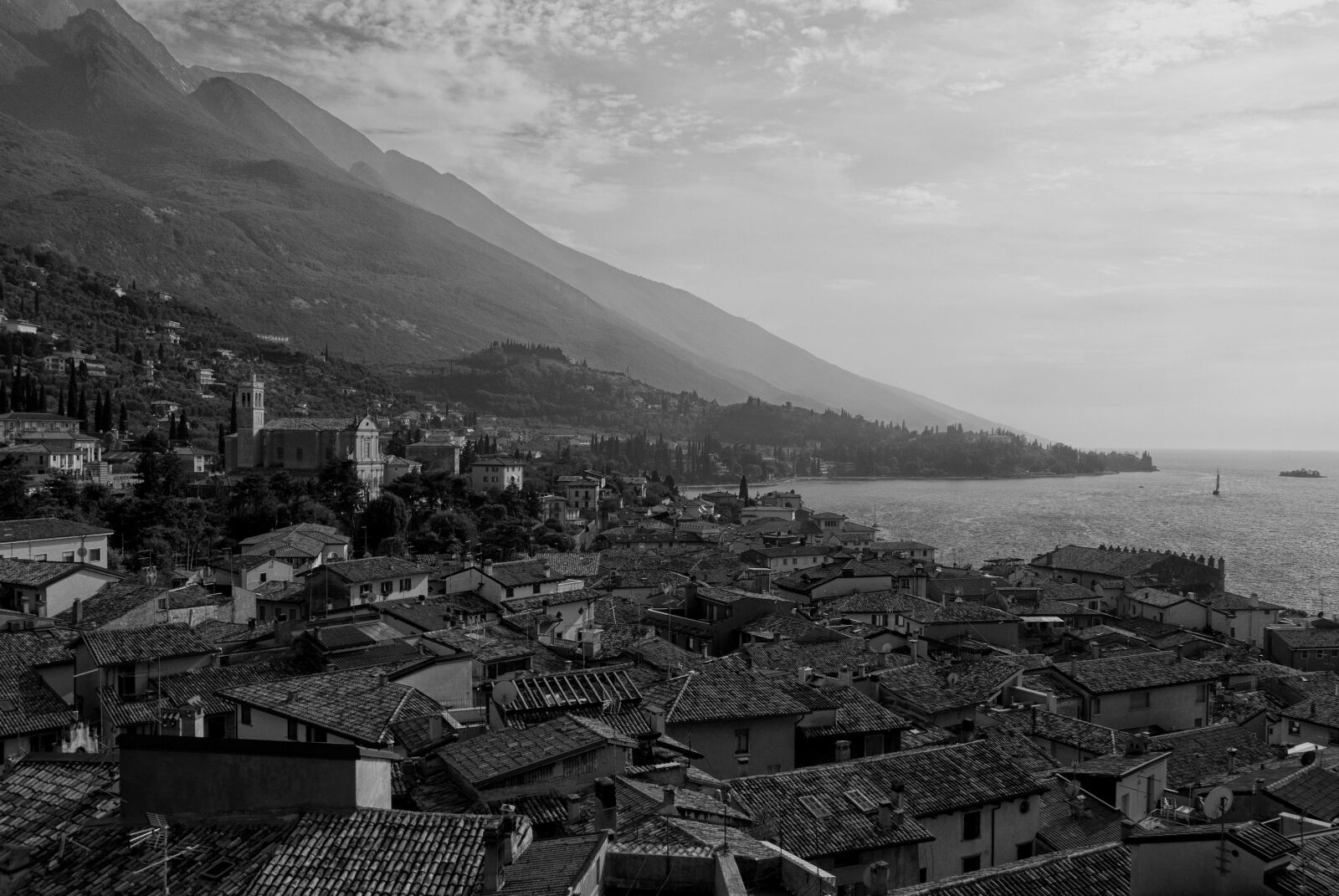Nikon D80 sample photo. Malcesine, italy, garda photography