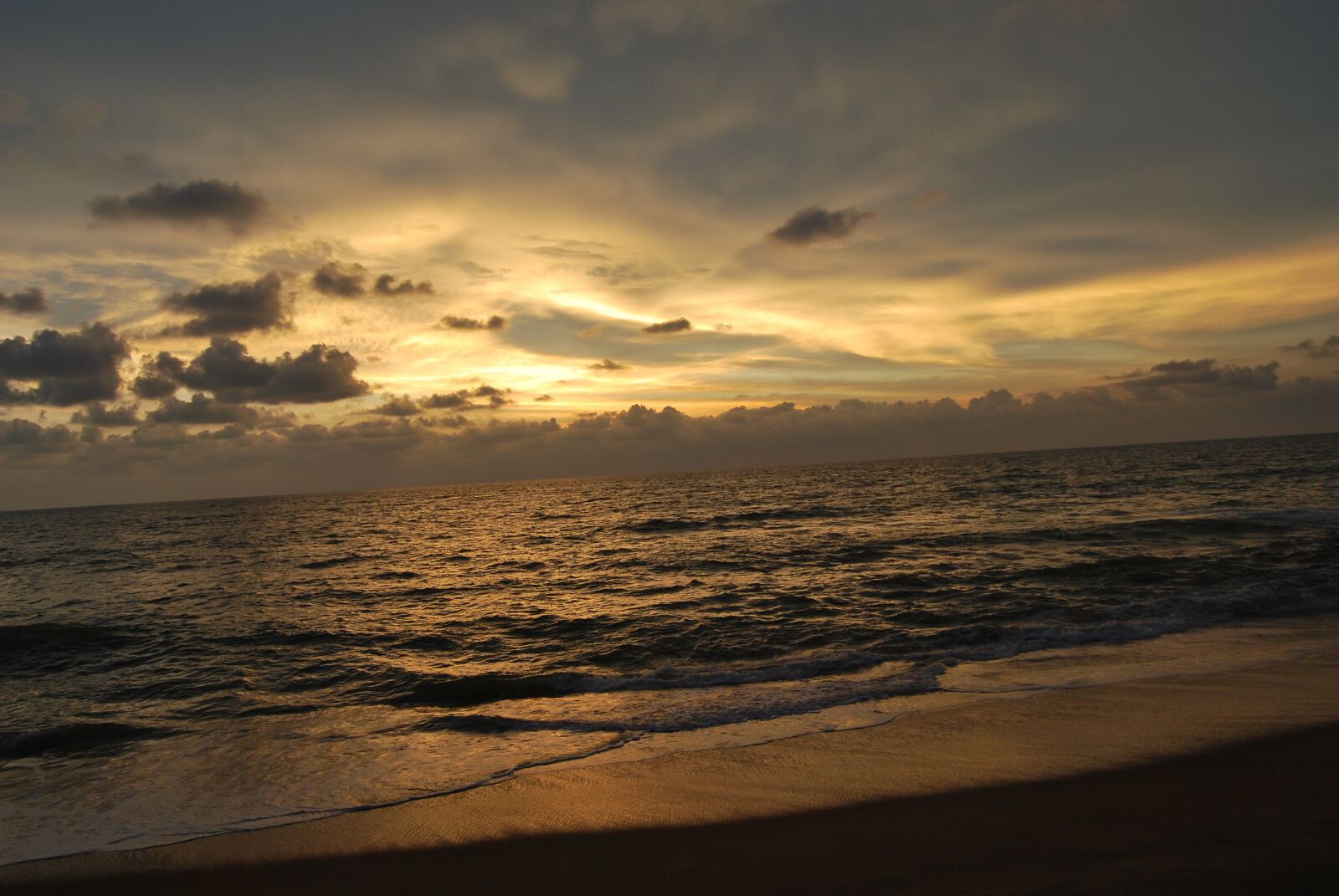 Nikon D60 sample photo. Sunset, ocean, beach photography