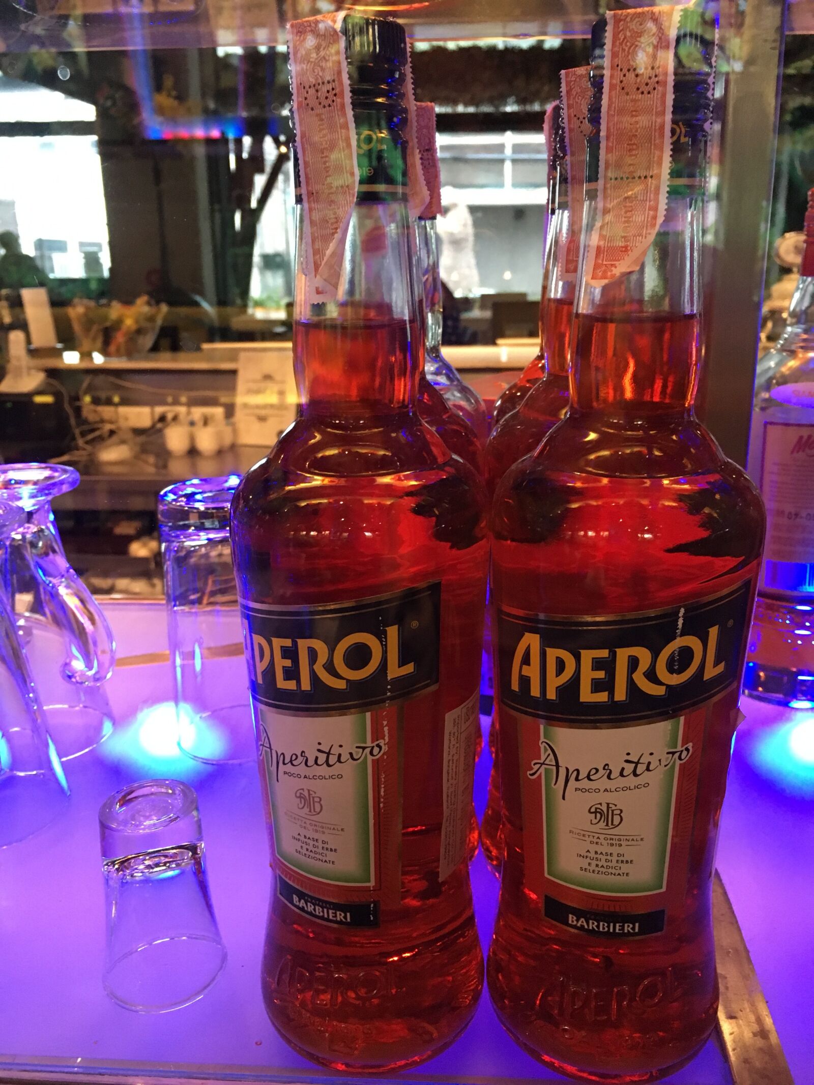 Apple iPhone 6s sample photo. Aperol, bottles, beverages photography
