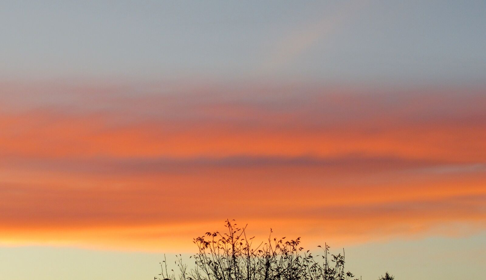 Canon PowerShot SX620 HS sample photo. Sunrise, autumn, colorful clouds photography