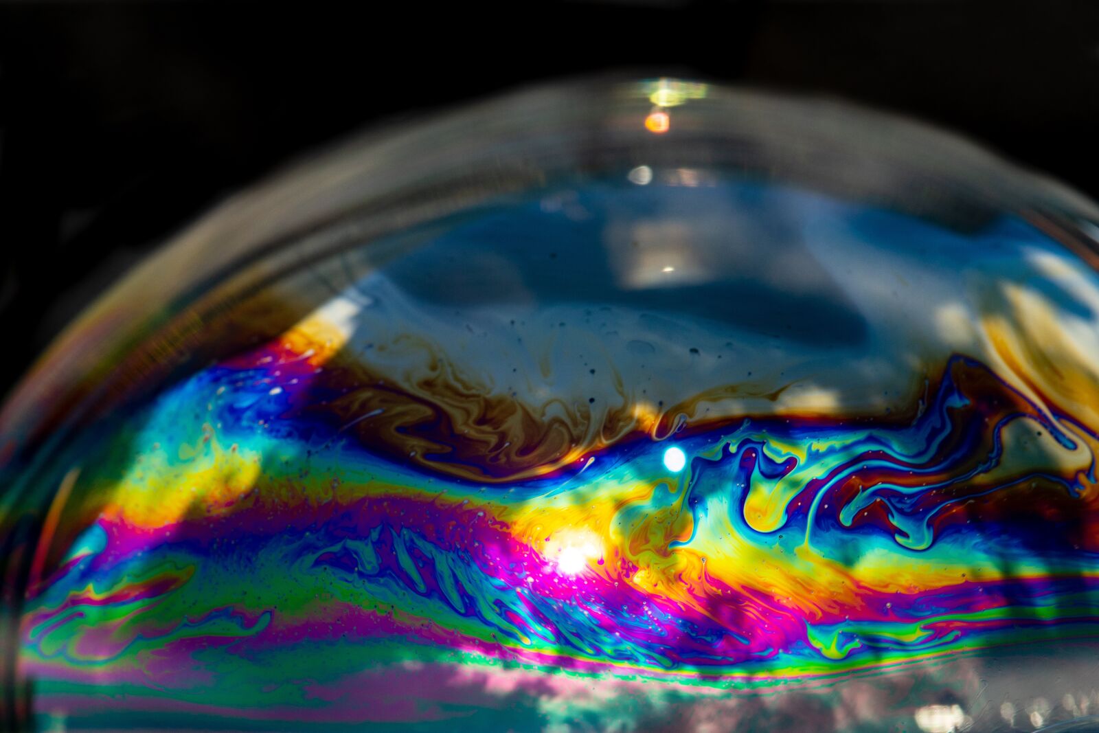 Canon EOS 200D (EOS Rebel SL2 / EOS Kiss X9) sample photo. Soap bubble, colour, color photography