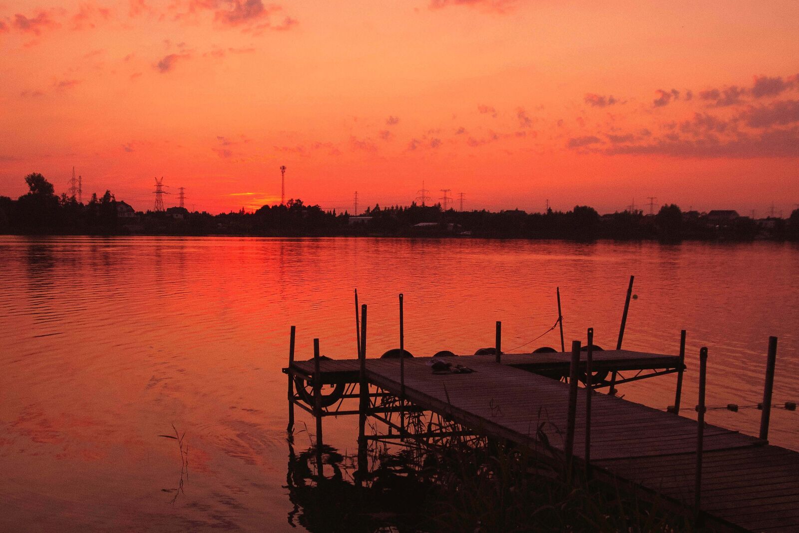 Canon EOS 50D sample photo. Lake, west, sunset photography