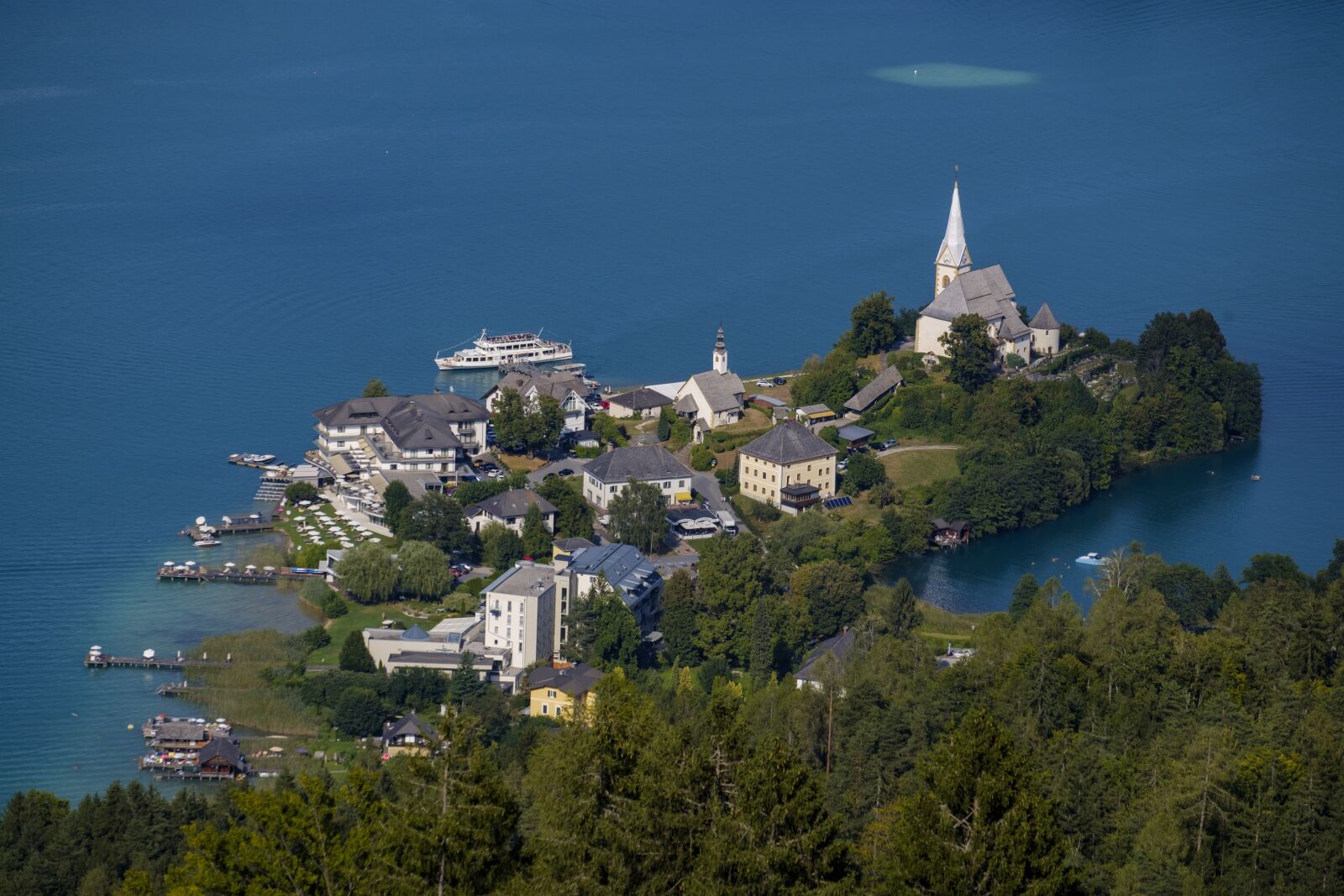 Fujifilm X-T2 sample photo. Village, church, island photography