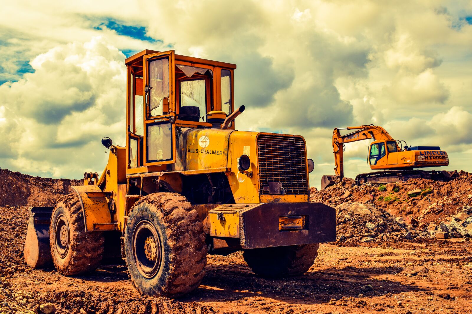 Nikon D3300 sample photo. Bulldozer, excavator, heavy machine photography