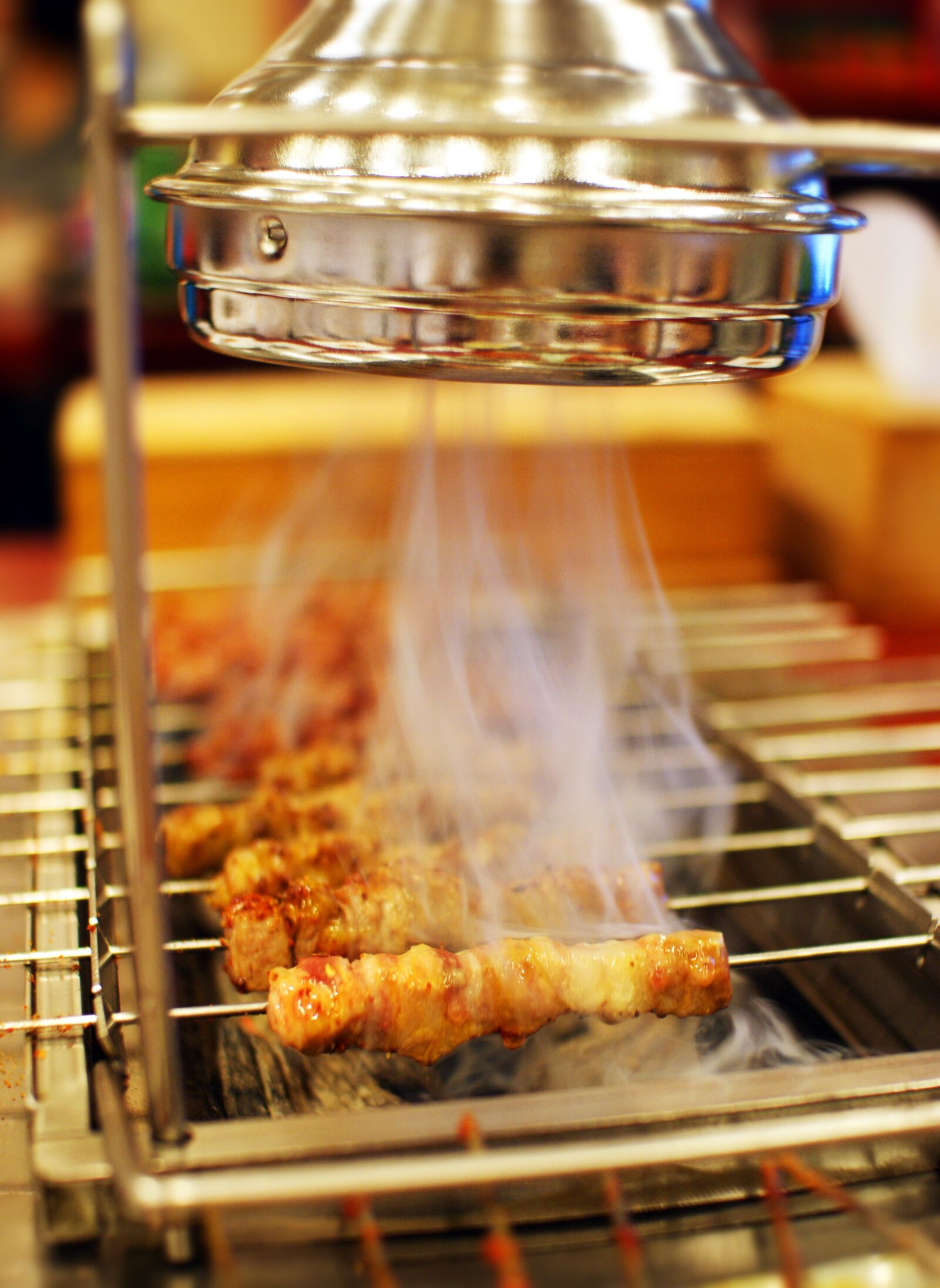 Sony Alpha DSLR-A350 sample photo. Lamb skewers, skewers, spit photography