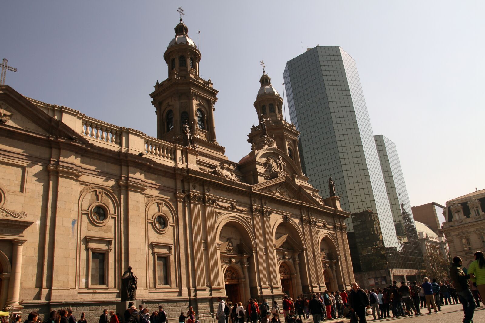 Canon EOS 7D sample photo. Cathedral, santiago, downtown photography